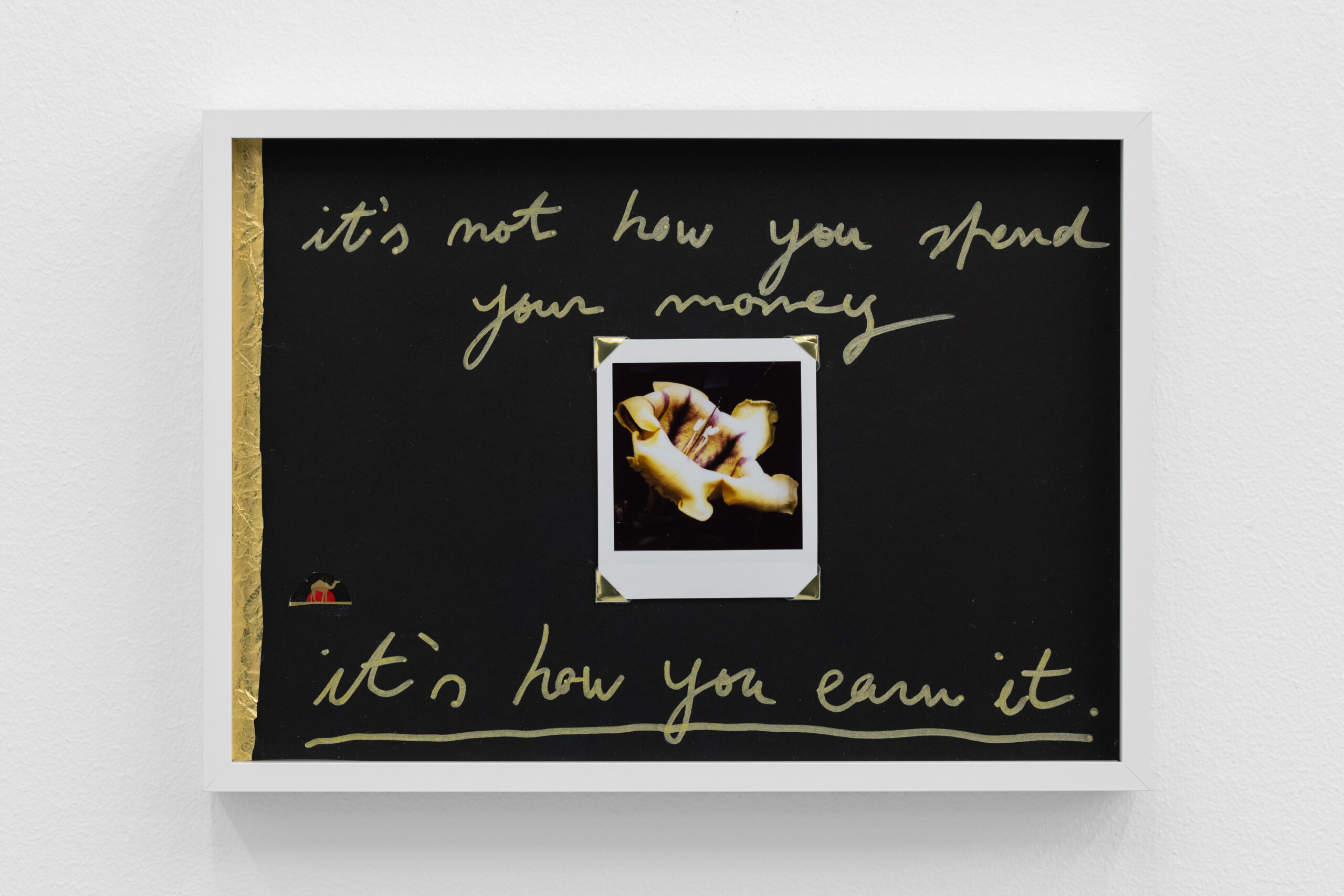 Daniel Blaufuks,
'It’s not how you spend your money it’s how you earn it'