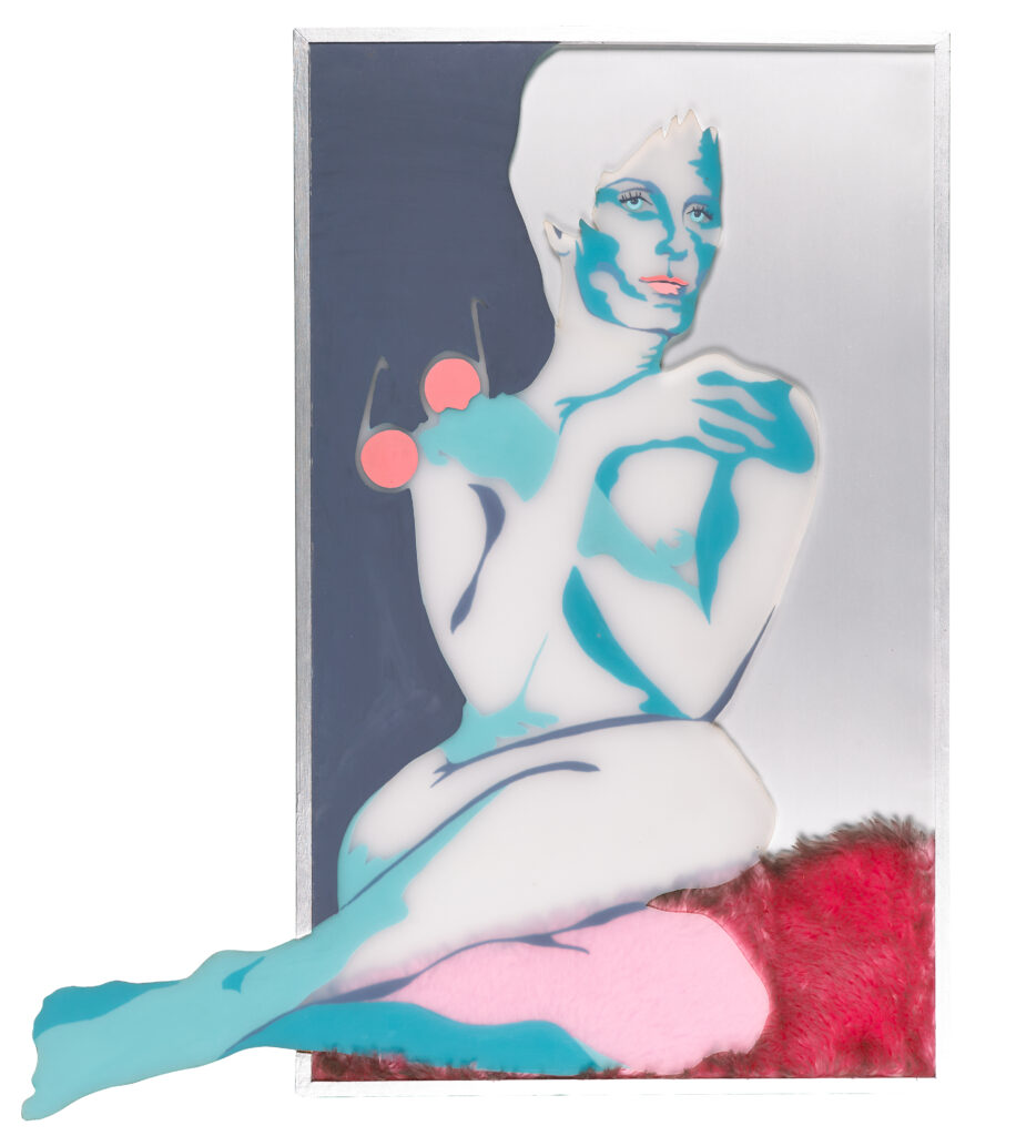 Portrait de la dame aux yeux bleus