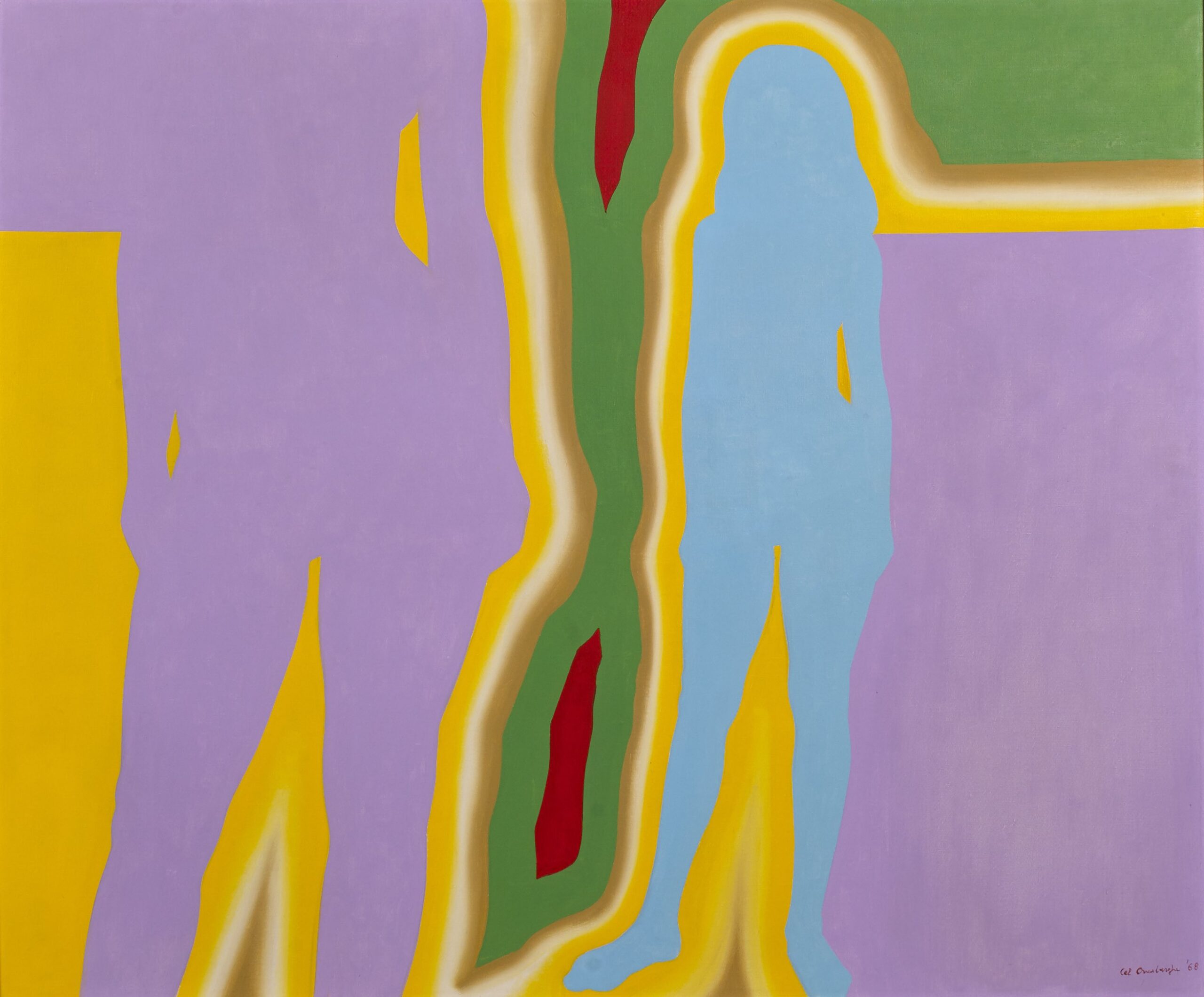 Cel Overberghe
Untitled, 1968
signed and dated - bottom right hand corner
oil on canvas
100,50 x 120,50 cm