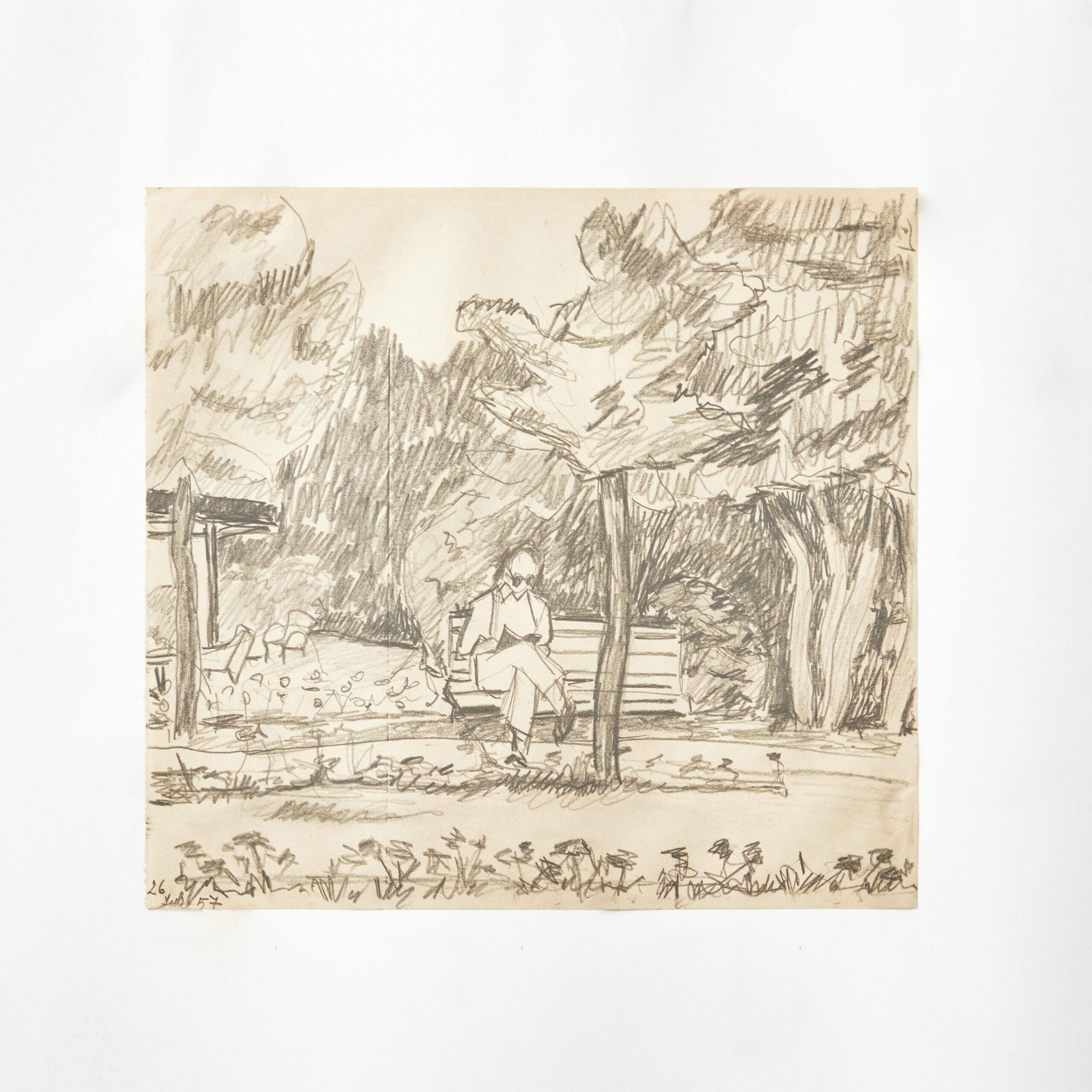 Adela Petrescu, In the Park, 1957