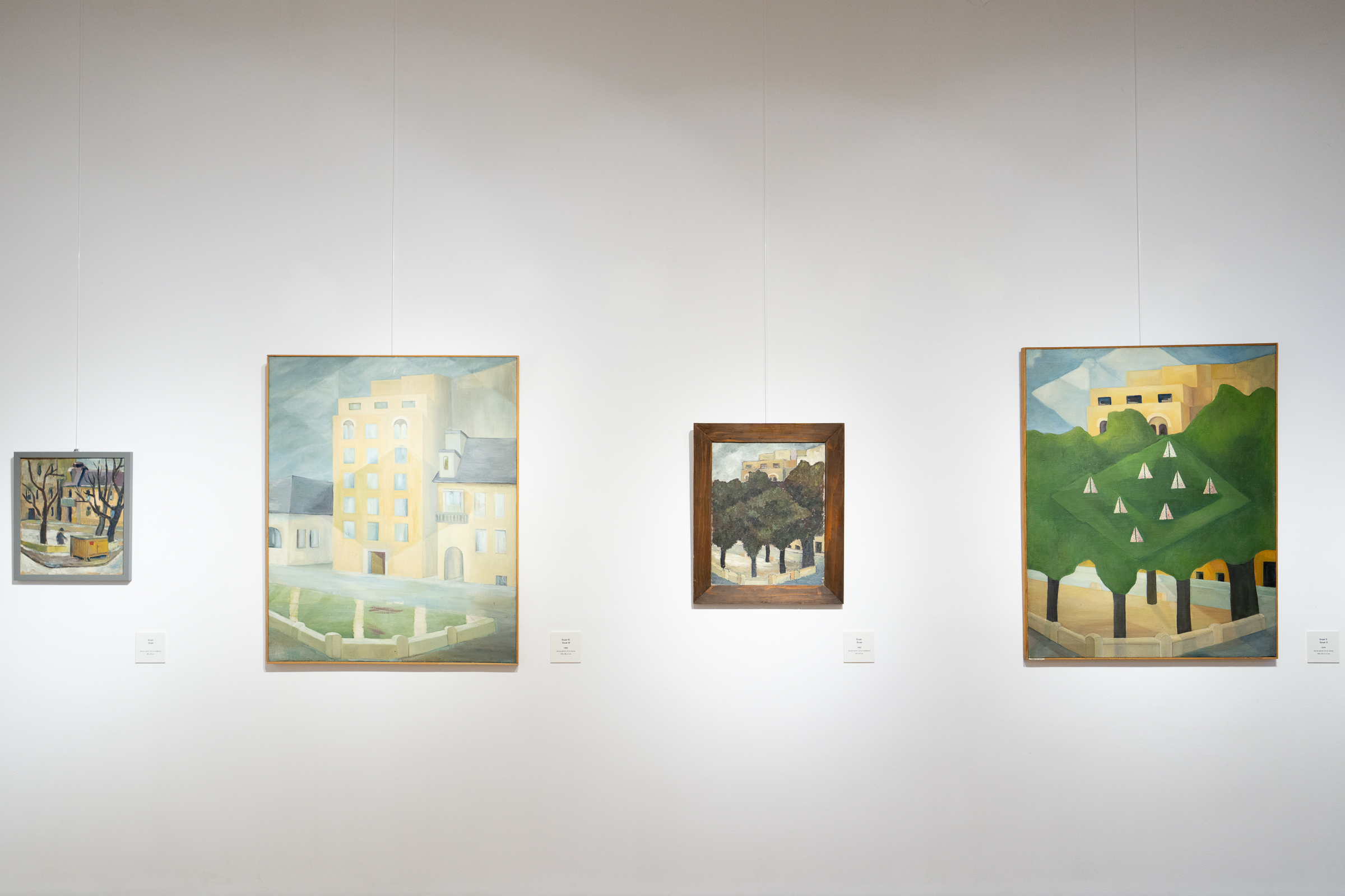 View from ”Geometry of a Pictorial Dream” exhibition, Museum of Art Brașov, 2025