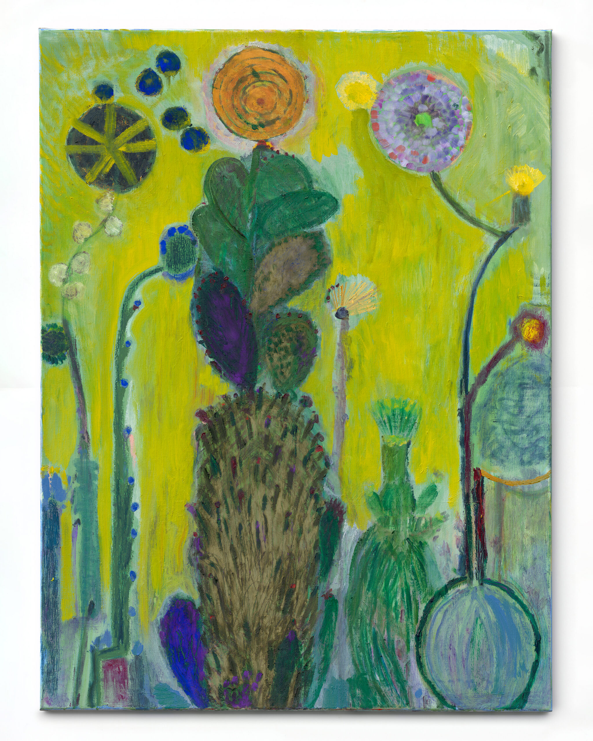 Dirk Zoete, Untitled (Flowers), 2024, oil on canvas, 120 x 90 cm