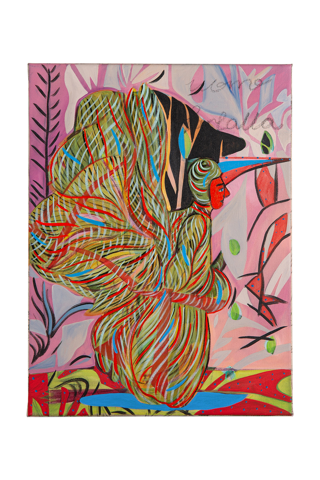 Giulia Mangoni
L'uomo farfalla
44.5 x 34 cm
Oil on linen
2025