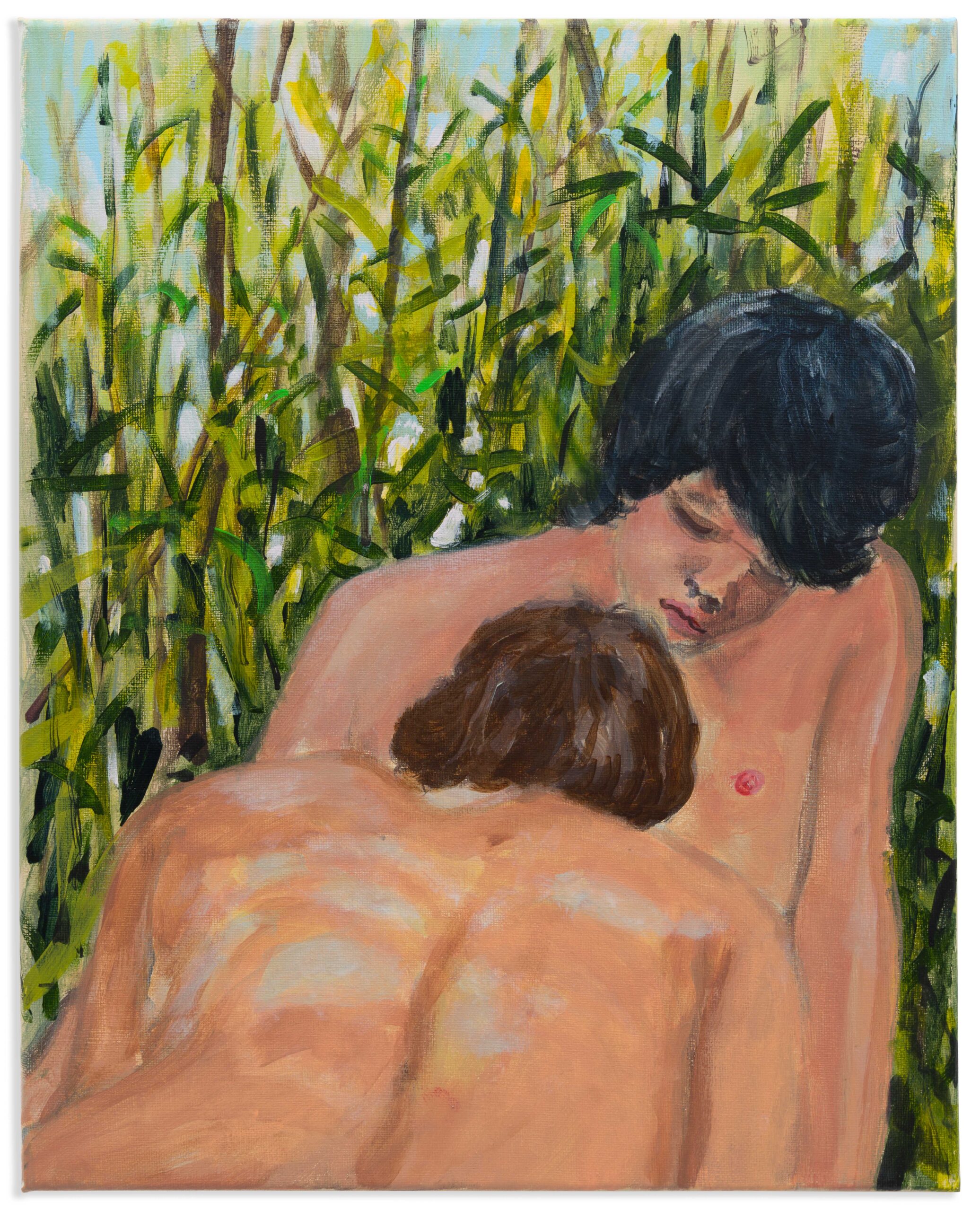 Jeremy Jaspers, Bamboo, 2025, acrylic on canvas, 41 x 33 cm
