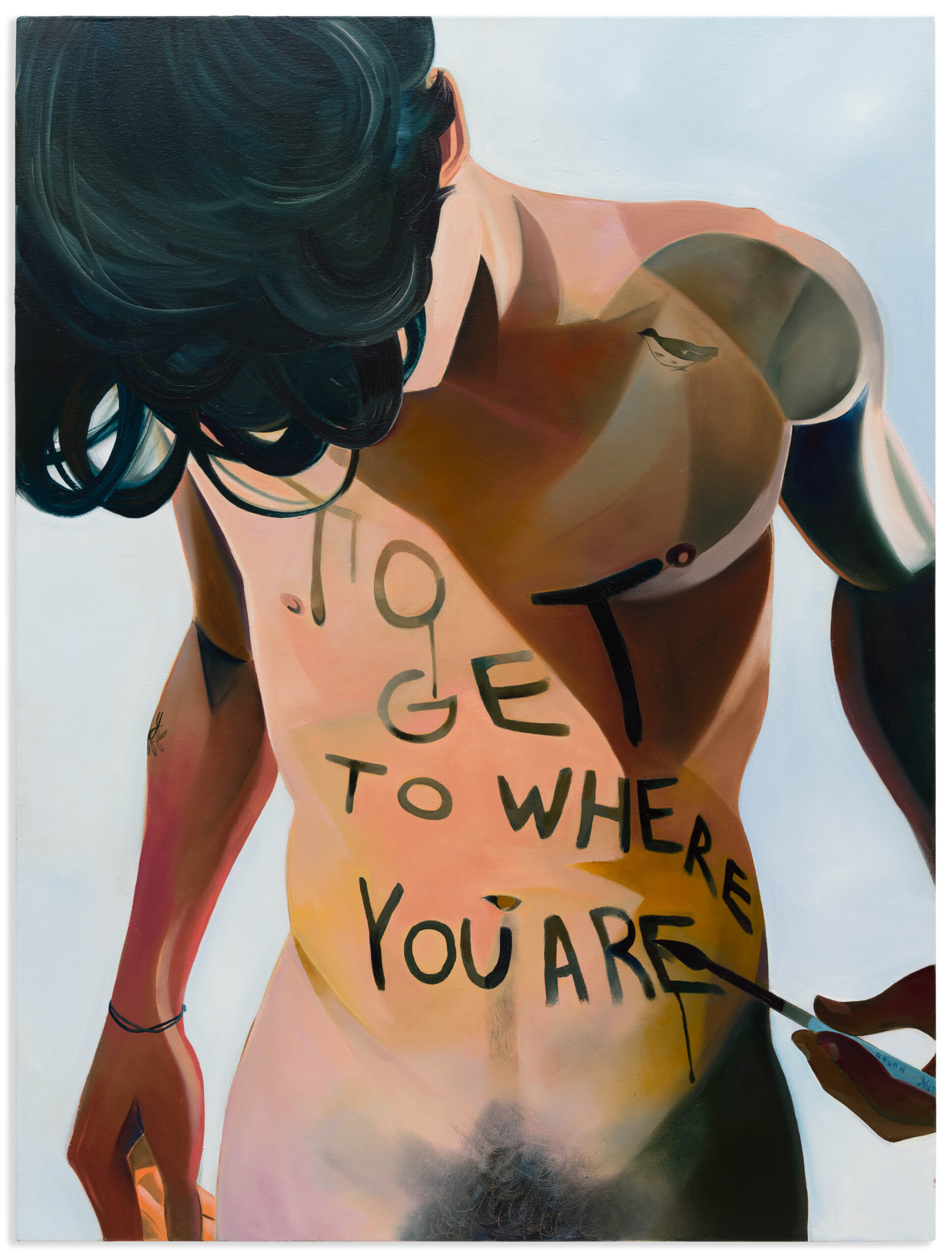 Logan T. Sibrel, Shatter II, 2024, oil on canvas, 101.6 x 76.2 cm