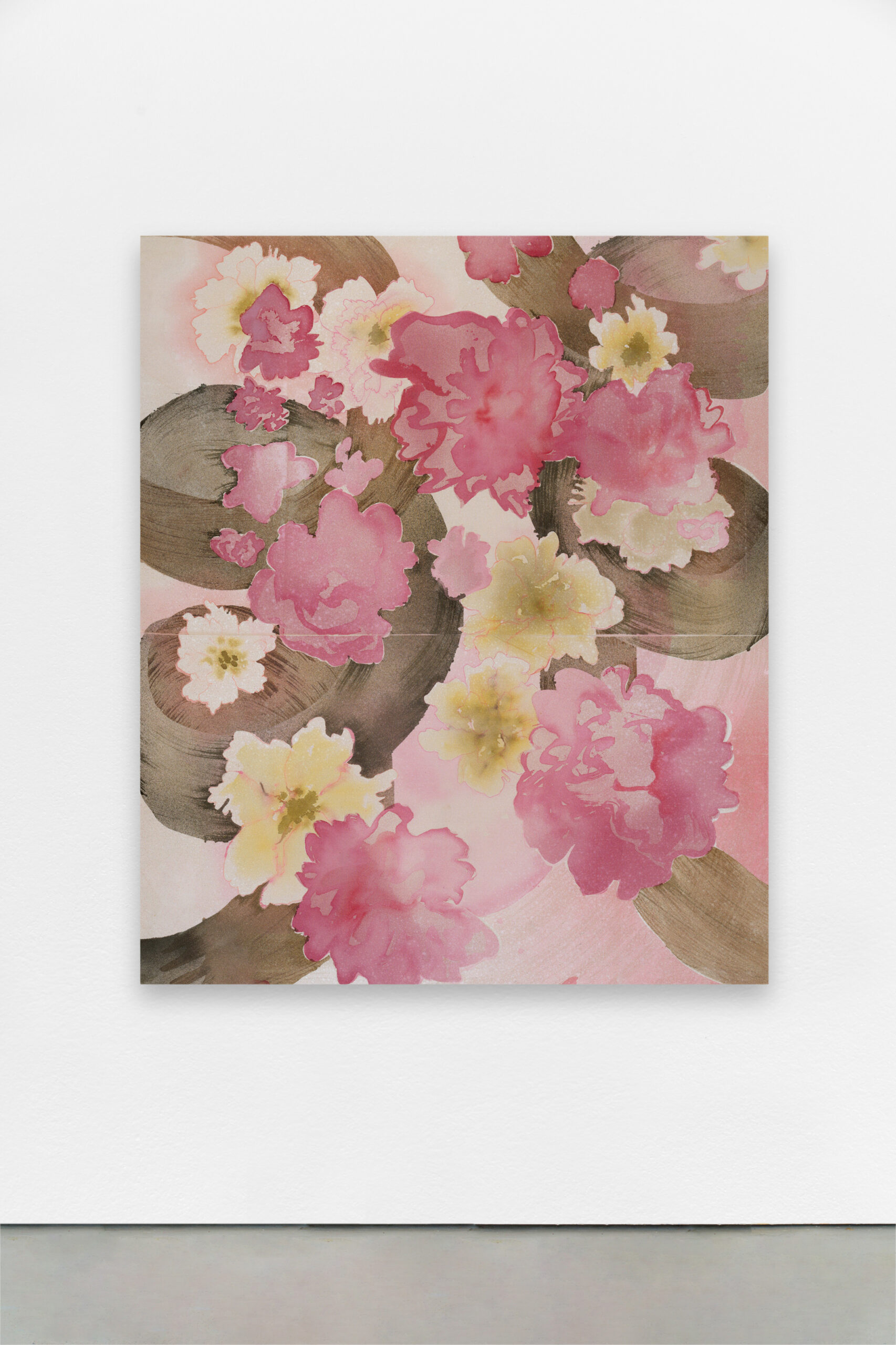 Matthew Lutz-Kinoy, Payes In The Wind, 2024, acrylic on canvas, 190 x 160 cm