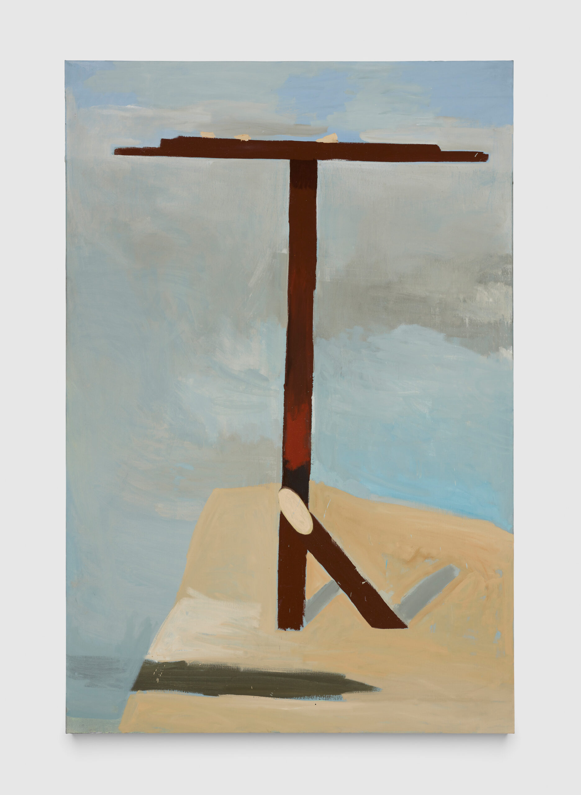 Peter Morrens, Untitled (Palestina), 2024, oil on canvas, 179,5 x 119,7 cm
