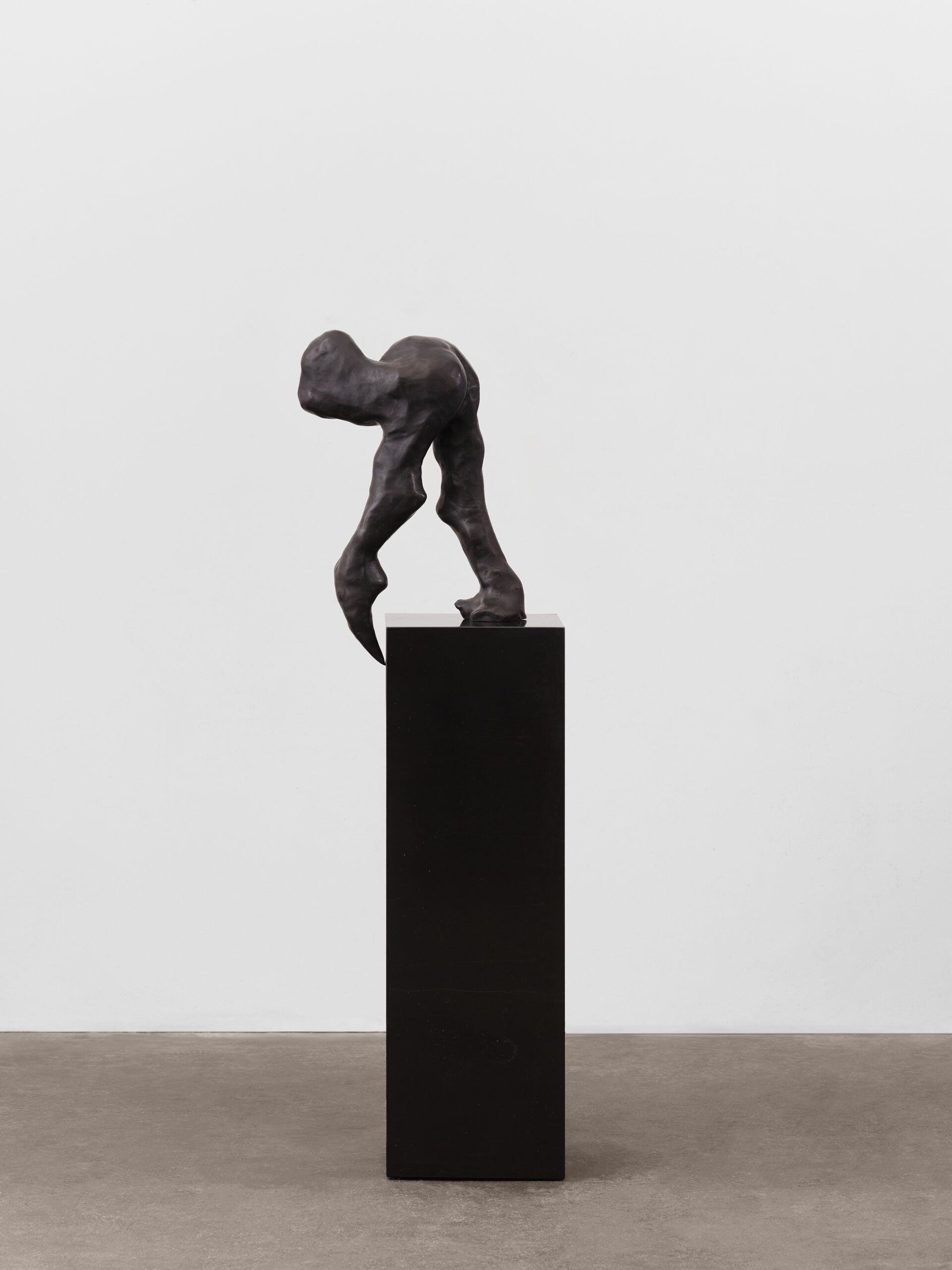 Sally von Rosen, Rosemary, 2025, Bronze, wax, patina, marble podium, Sculpture height: ca 48 cm, ca 12 kg, Podium: ca 80 x 28 x 40.5 cm, ca 200 kg, Total: 128 x 28 x 40.5 cm