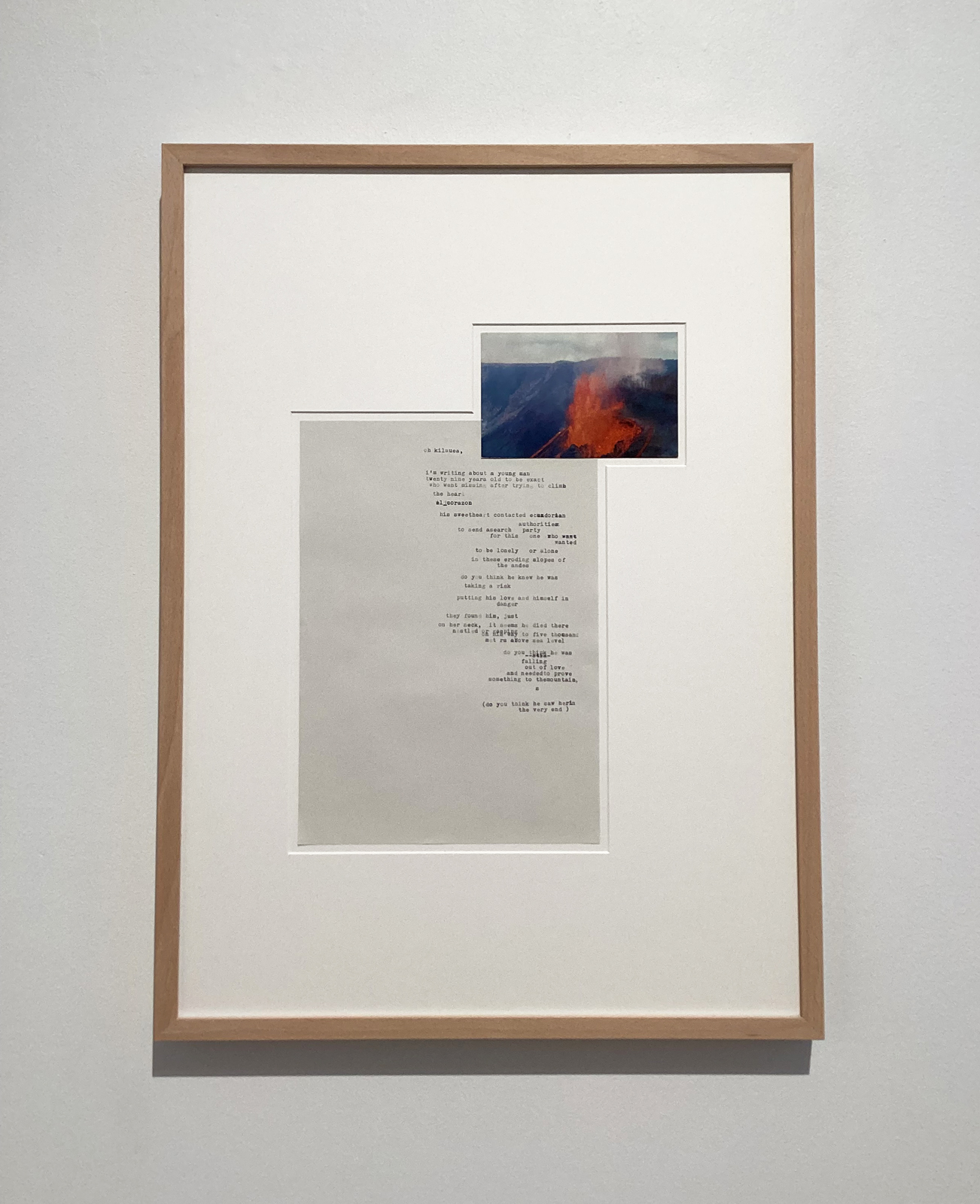 Sabine Mirlesse, oh kilauea, i'm writing about a young man, 2023