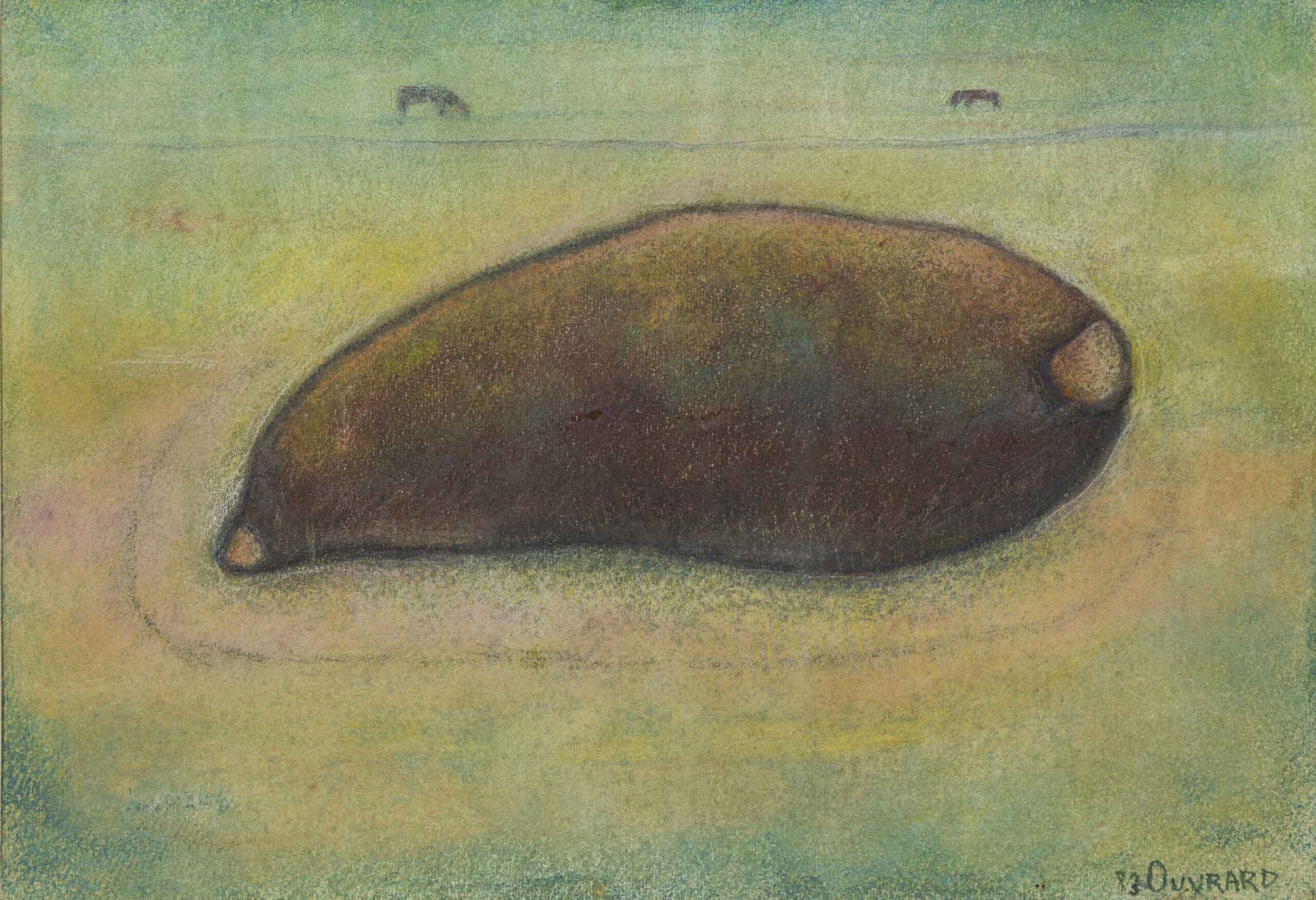 Untitled, 1983. Pastel on cardboard, 24 x 34 cm.