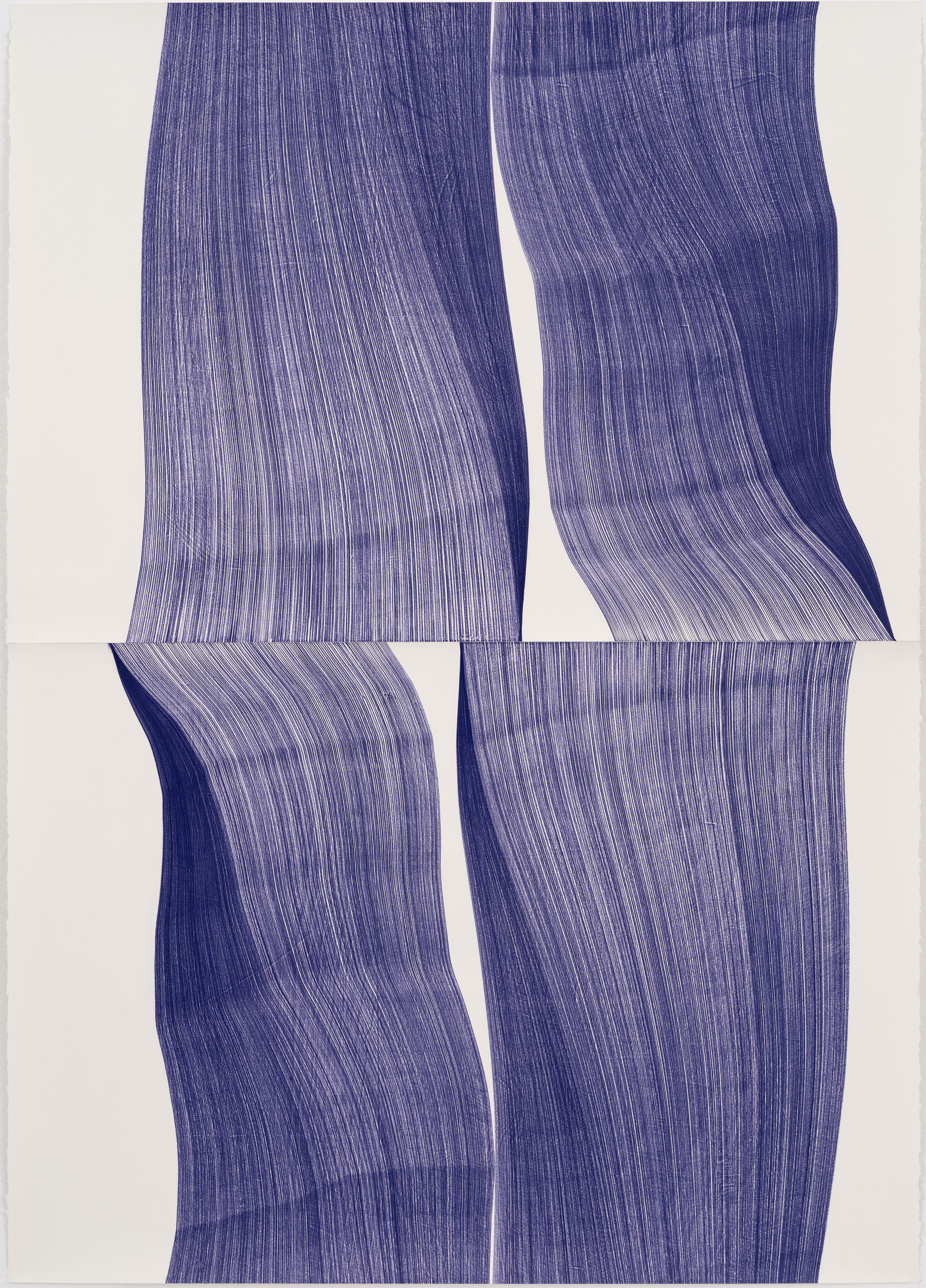 Thomas Müller, Untitled, 2025, coloured pencil and collage on Arches paper, framed, 160 x 115 cm