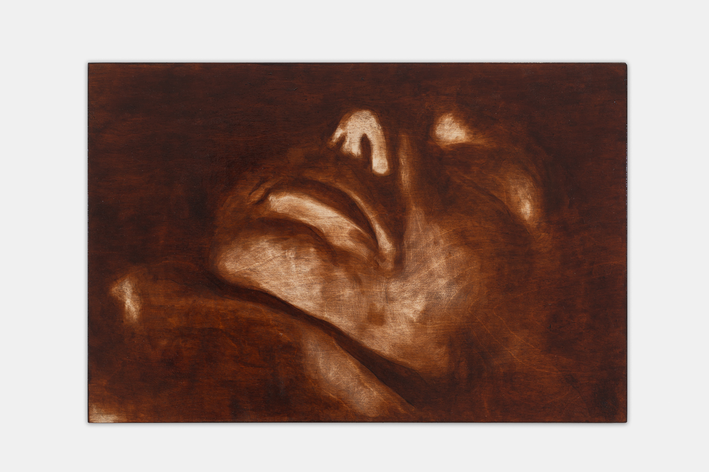 Orfeo Tagiuri
Untitled, 2025
Etched and stained birch wood
40 x 60 cm