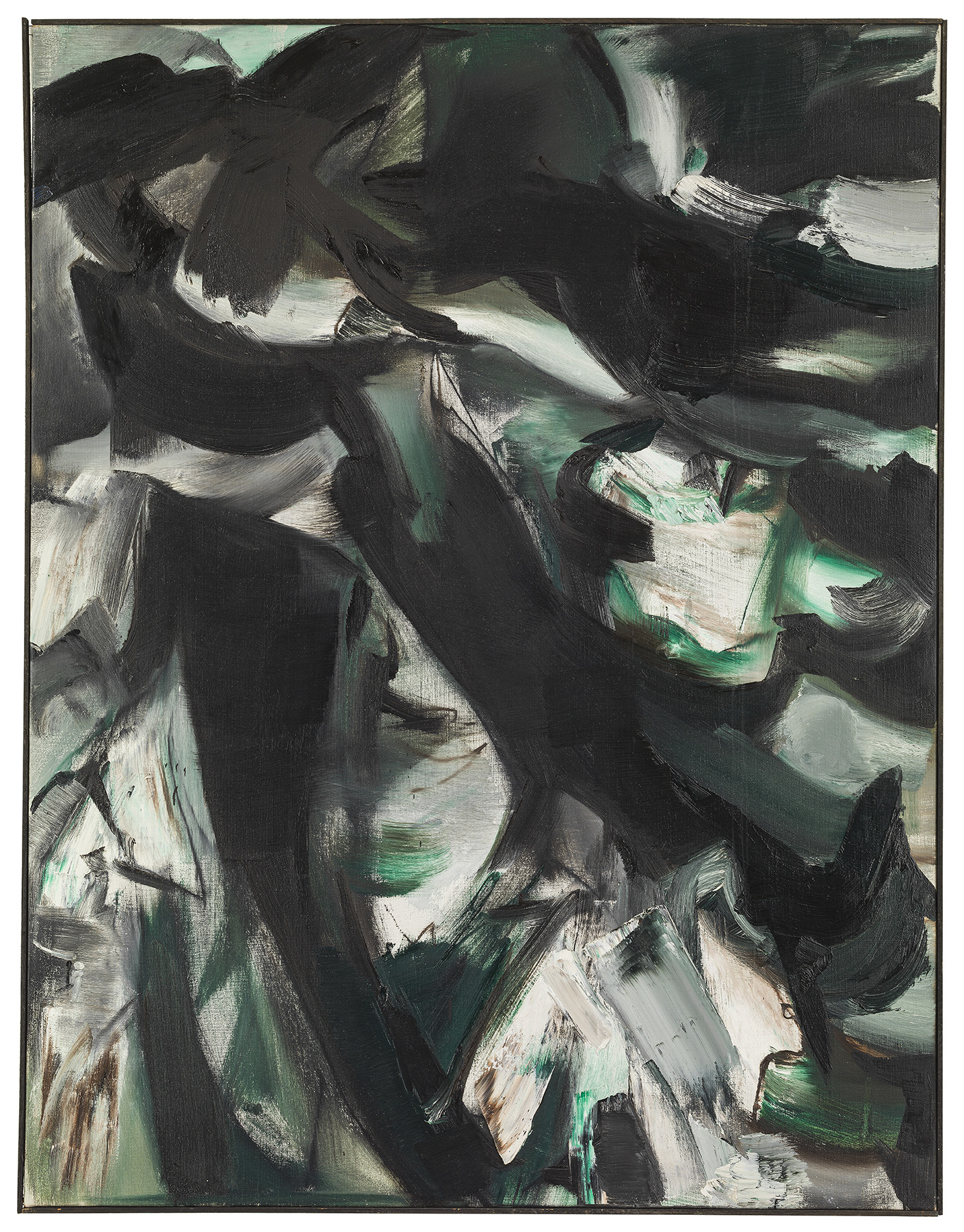 Untitled, Englebert van Anderlecht, 1960, oil on canvas, 162 x 124cm