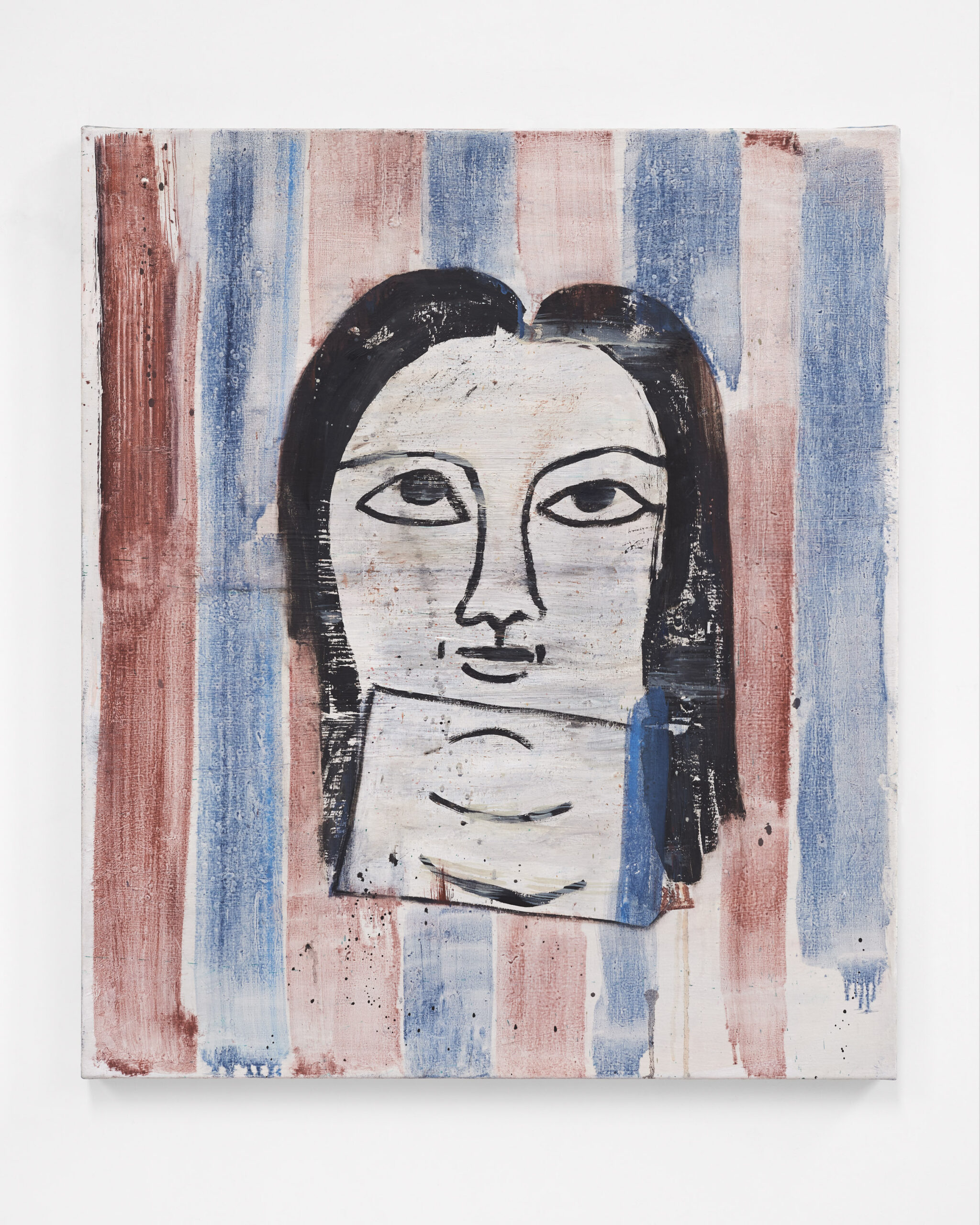 Veerle Beckers, Auntie Jane, 2025, oil on canvas, 71 x 61 cm