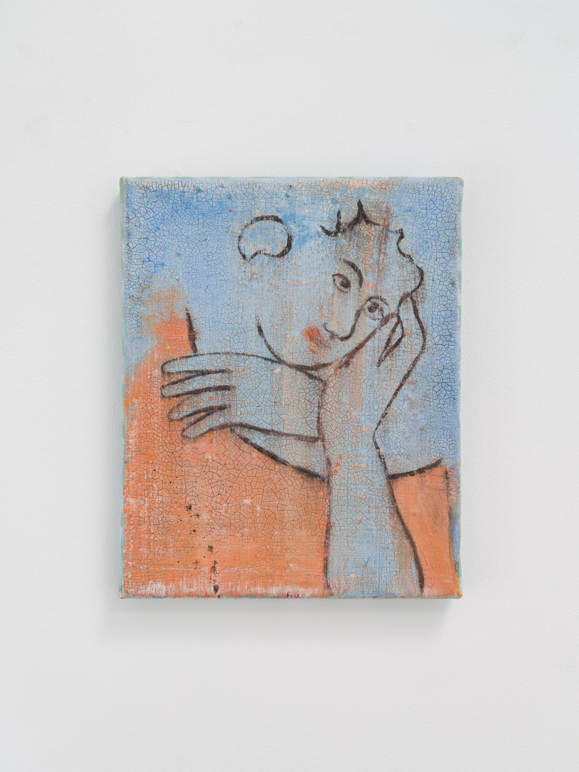 Veerle Beckers, Voile, 2025, oil on canvas, 30,3 x 24,5 cm