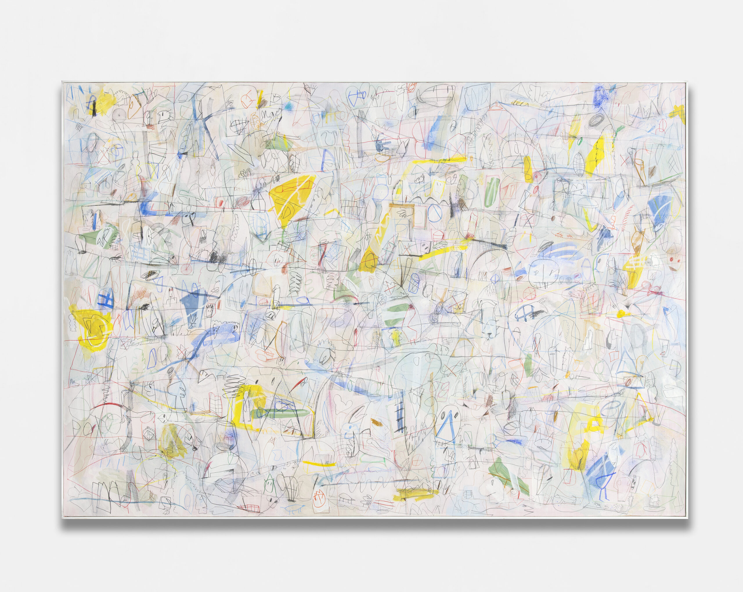 Jan Voss, Récit, 1999, Oil on canvas, 195 x 280 cm