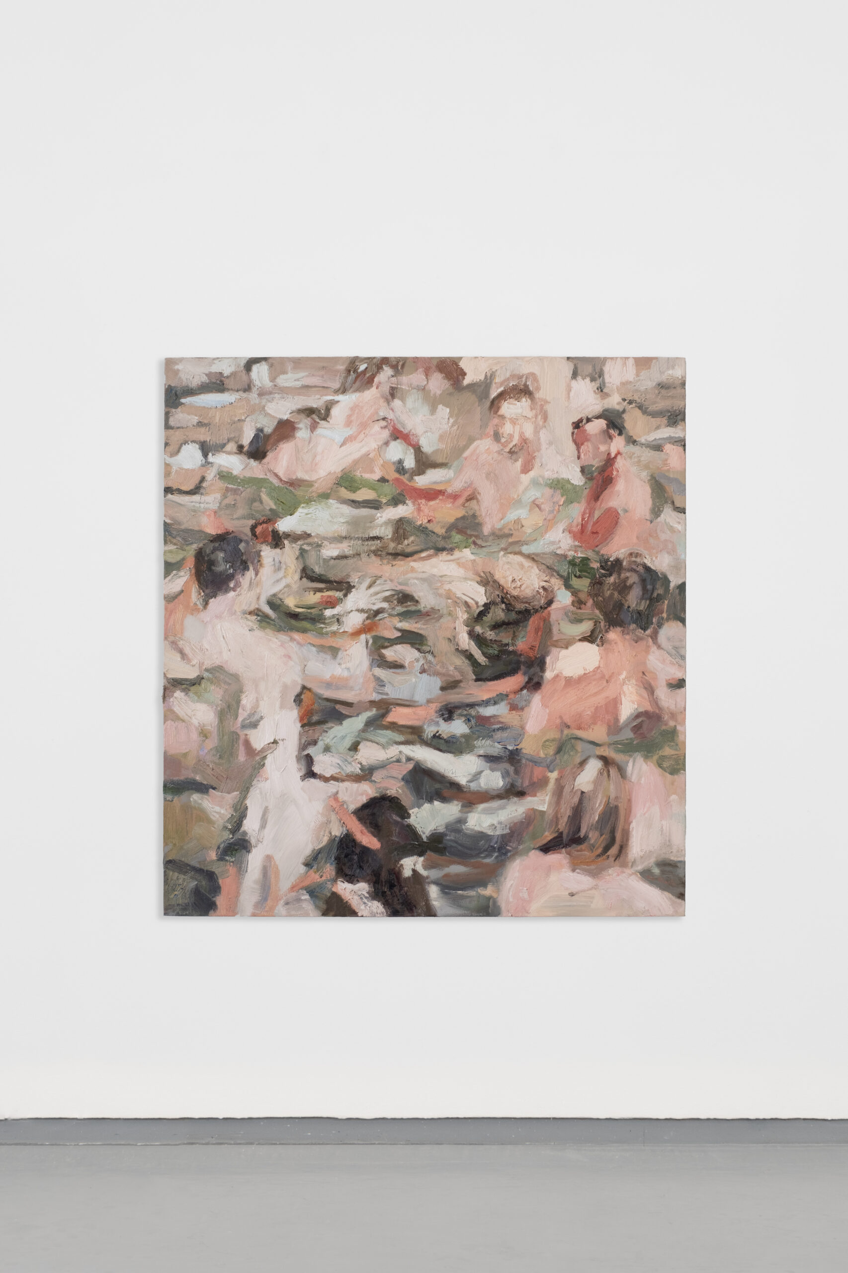 The martyr leaves the room (ref Paul Delaroche’s ‘The Young Martyr’), 2024