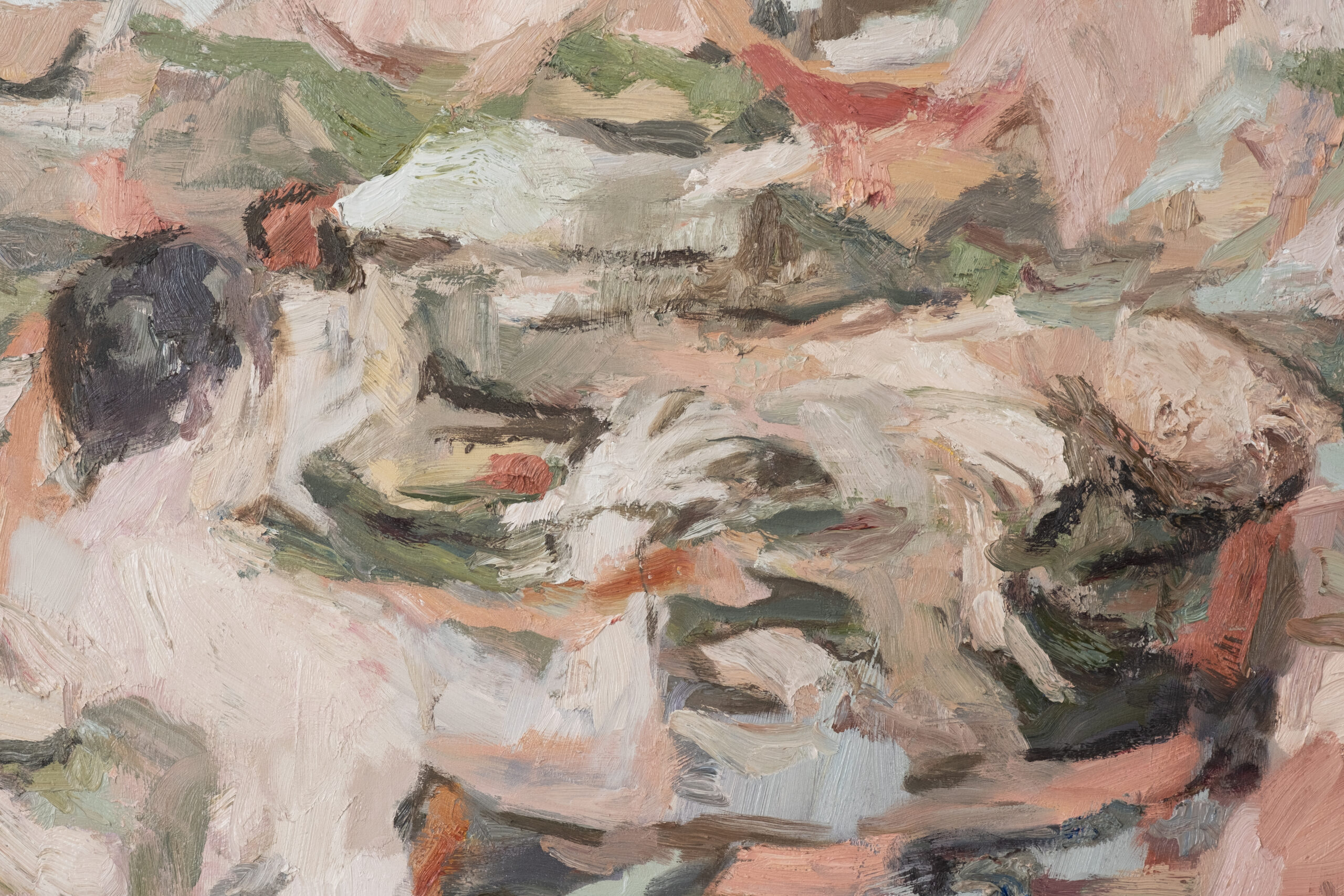 The martyr leaves the room (ref Paul Delaroche’s ‘The Young Martyr’), 2024