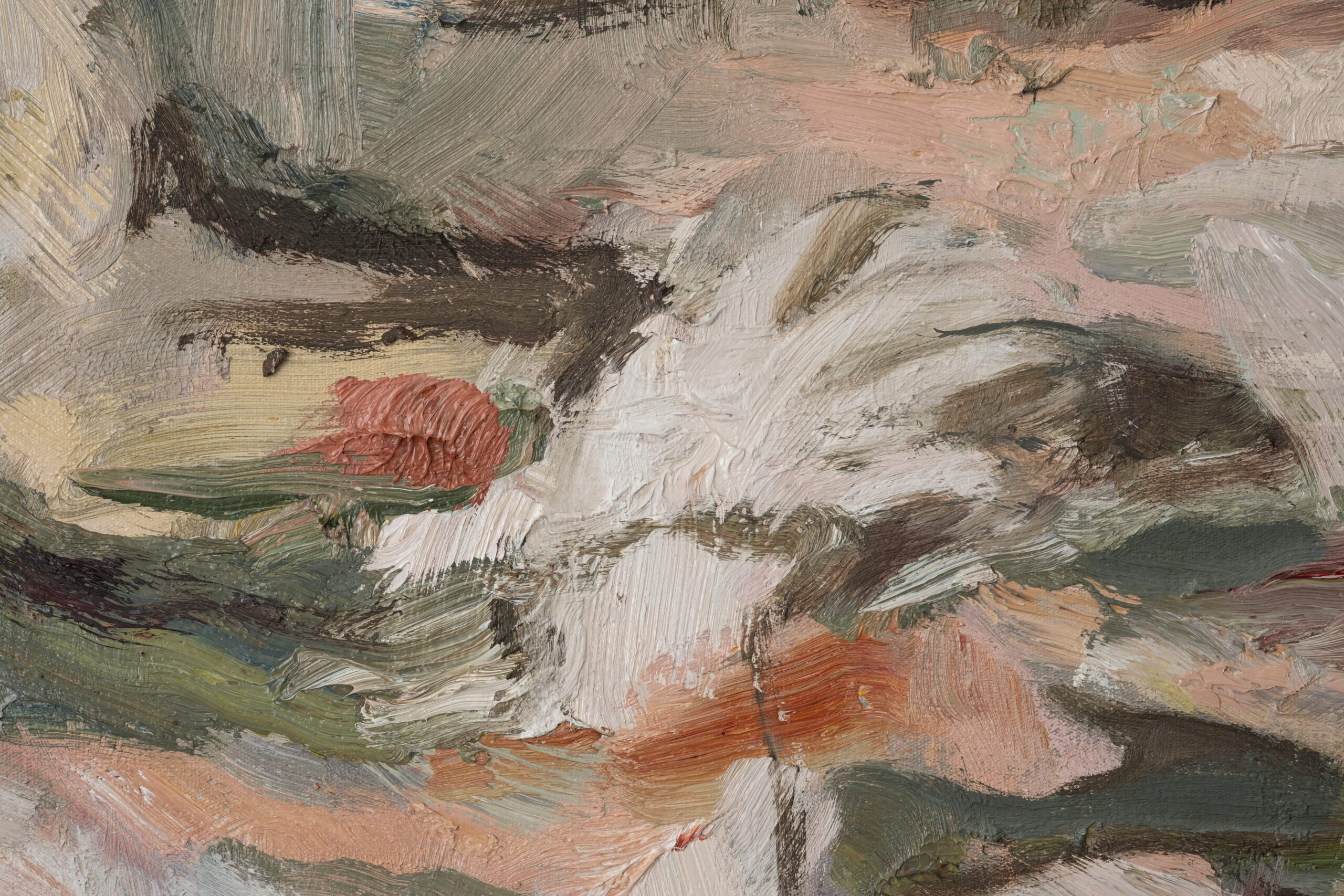 The martyr leaves the room (ref Paul Delaroche’s ‘The Young Martyr’), 2024