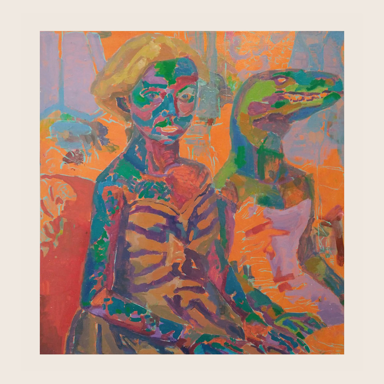 ANTOINE WATERKEYN,
'TALES OF TABOO, TORTURE AND HABSBURGER HYPOCRISY #3', 2025
130 x 120 cm