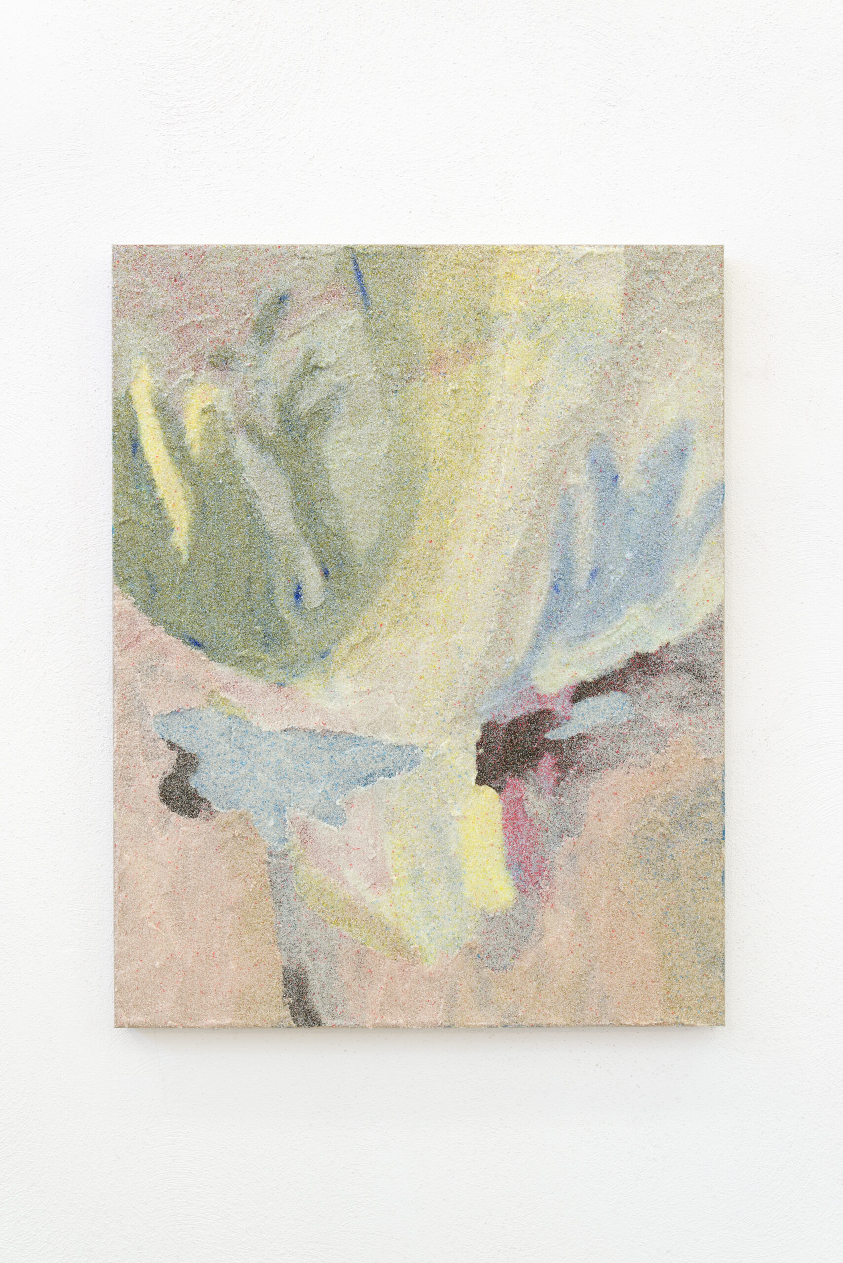 ISO #207, 2025
Poudre de verre, sable, colle de peau de lapin sur toile 90 x 115 cm
Glass powder, sand, rabbit skin glue on canvas
35 x 45 inches