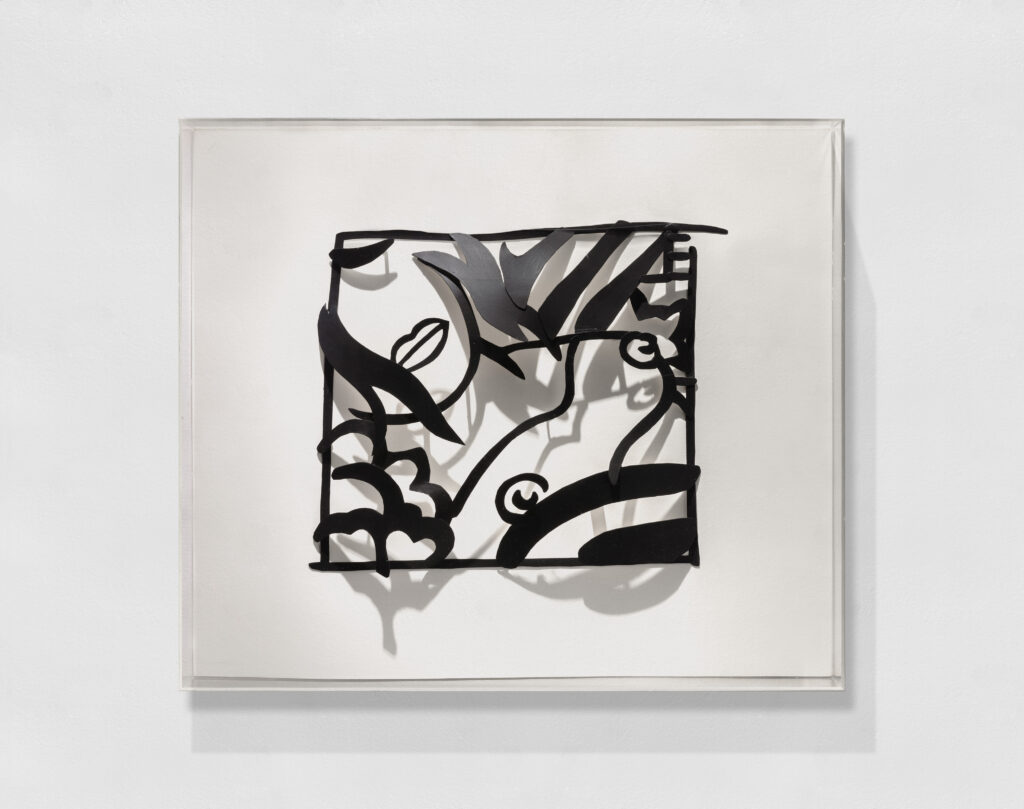 Maquette for Bedroom Blonde Doodle Variation (3D) (Black)