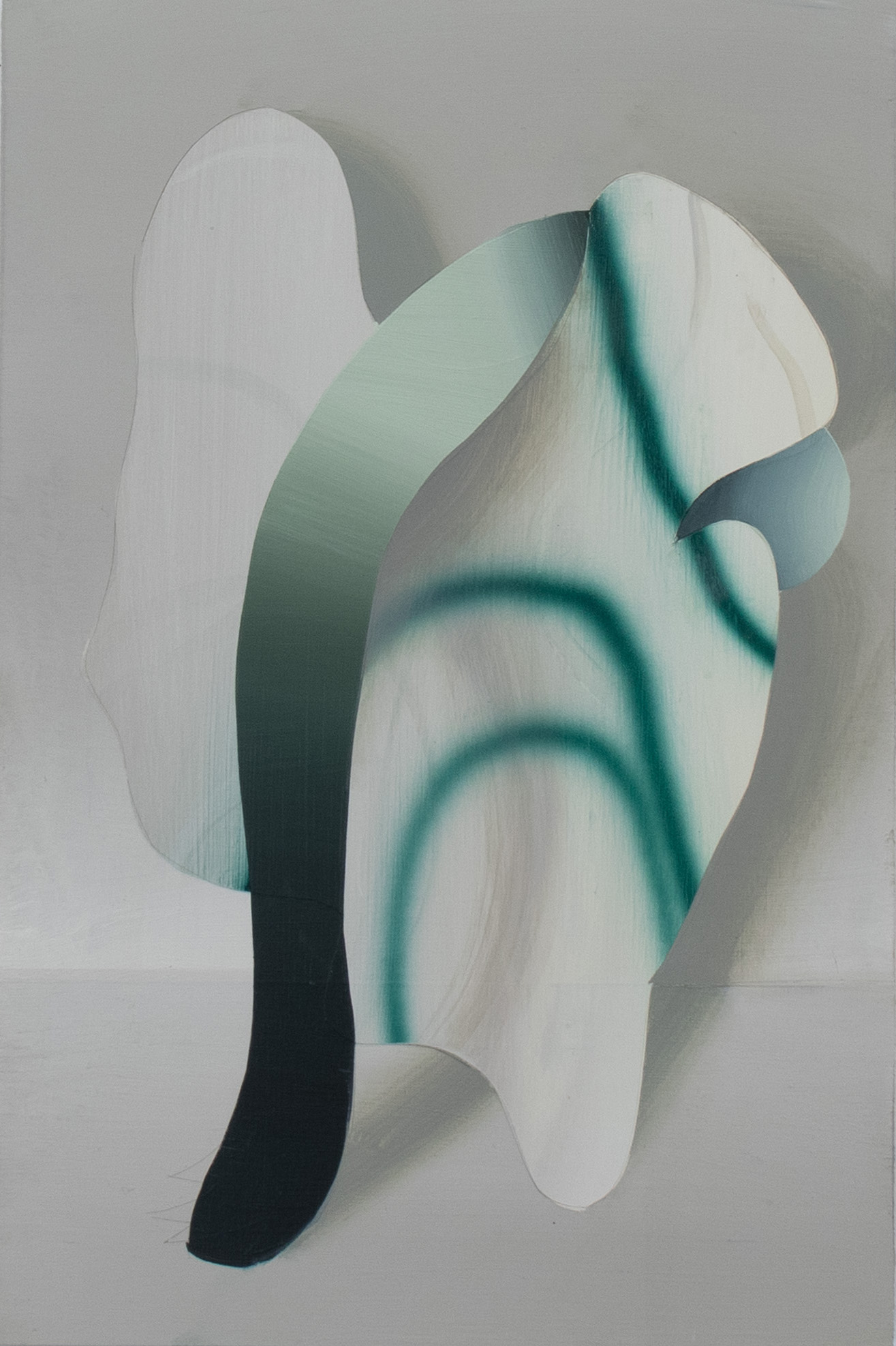 Judith Grassl, Heart, 2025, acrylic on wood