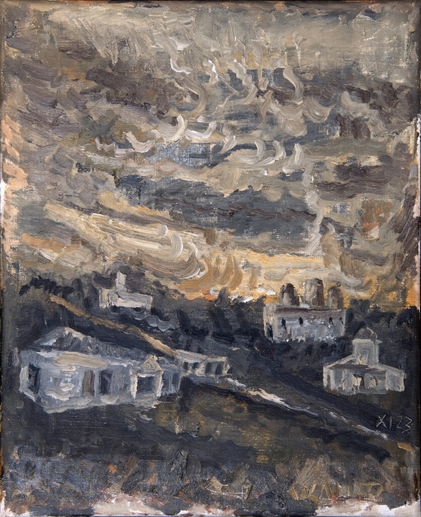 Churches and House in the Landscape