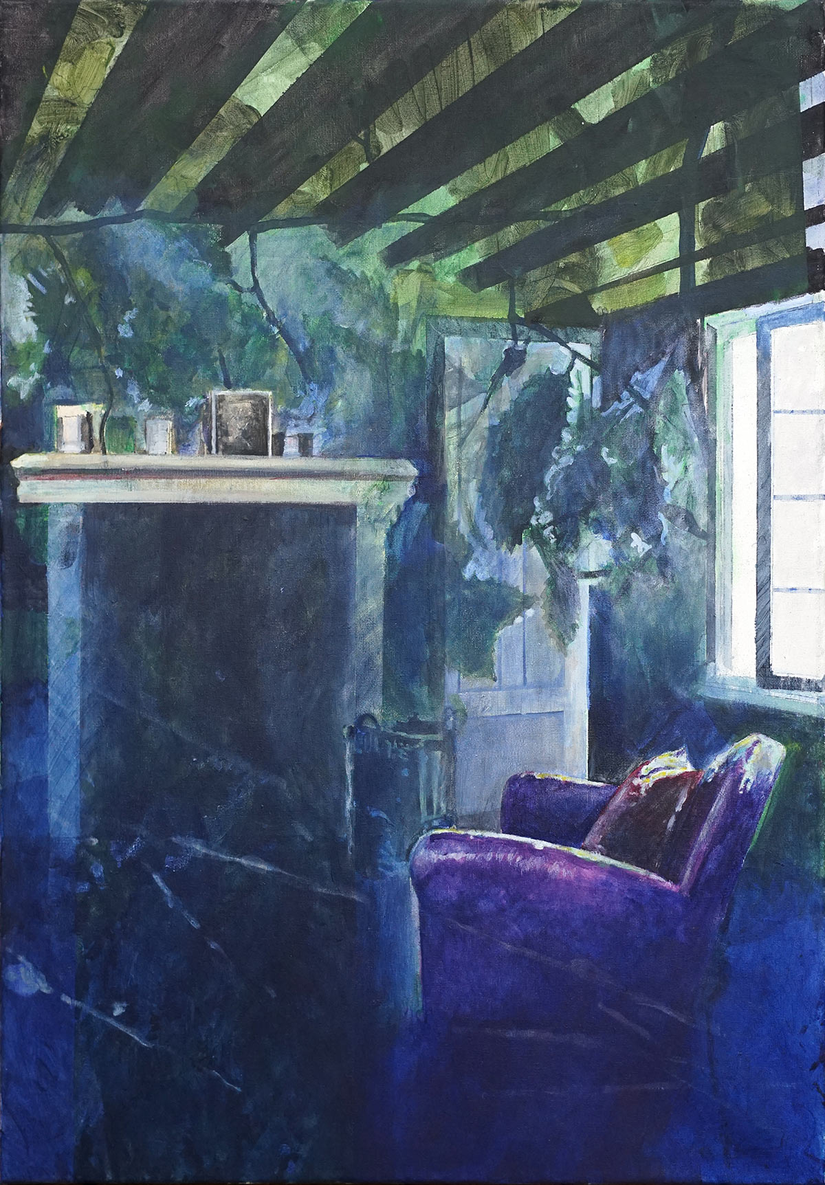 Sylvain Ciavaldini
C’est un lieu précieux, 2025, Acrylic on canvas, 70 x 50 cm