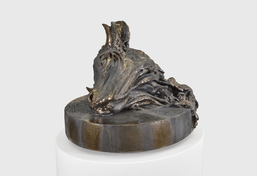 Still Life – Metamorphosis (Bulls Head, Burned Bronze)