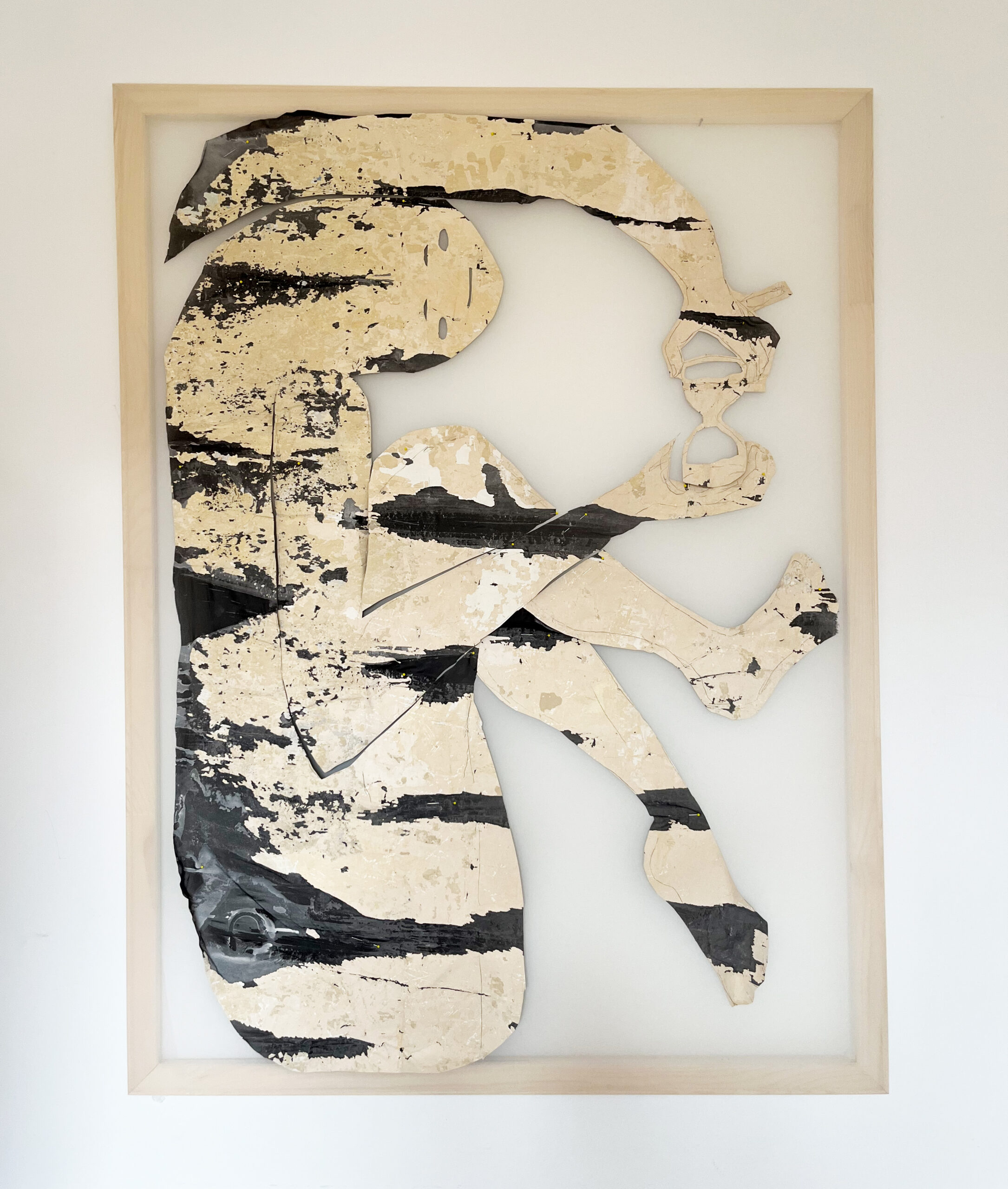 Karo Kuchar
Counting Sand Drops, 2025
Wall surface on organza
146 x 110 cm