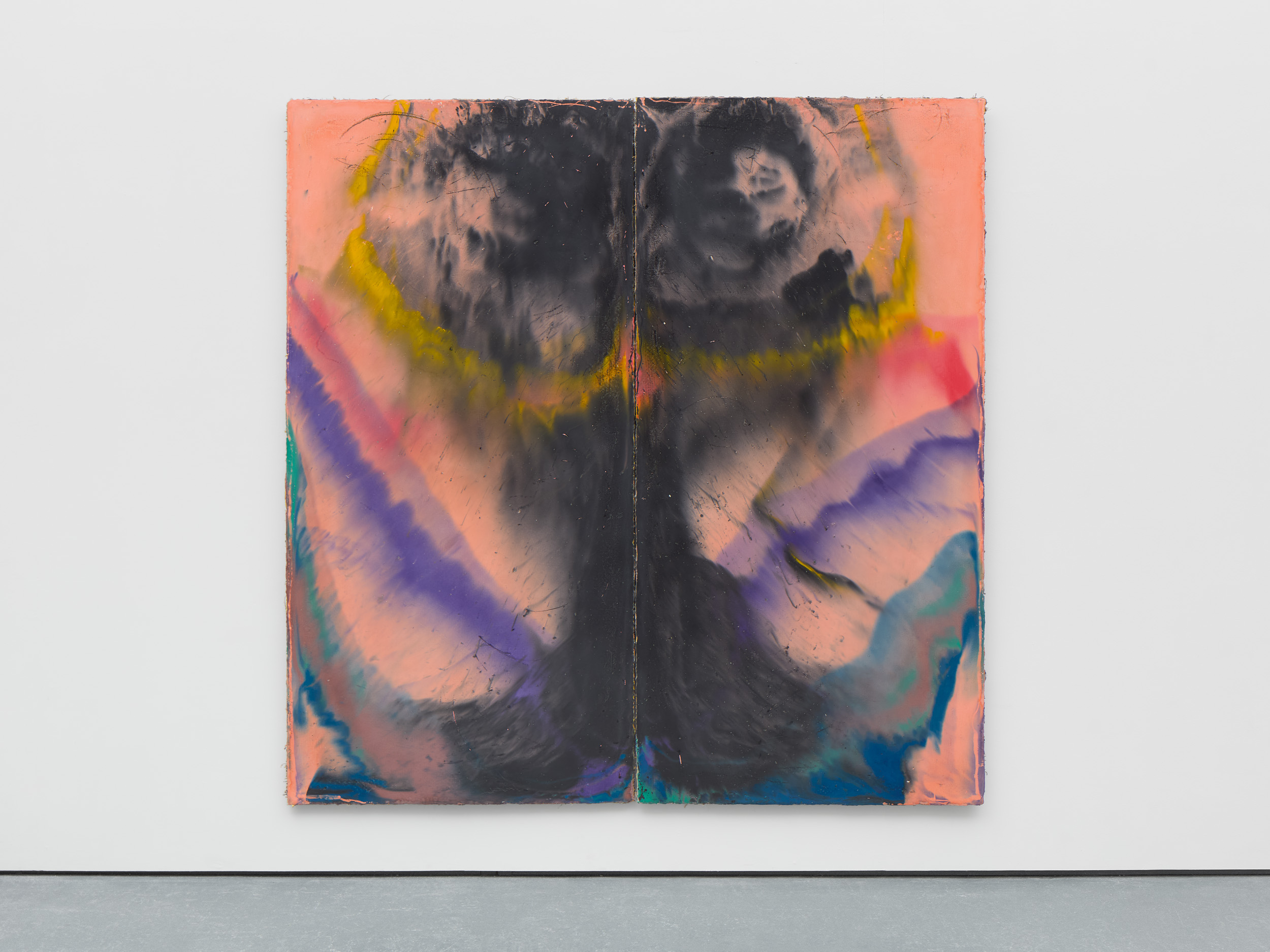 Harminder Judge
Untitled, 2025
Plaster, polymer, pigment, scrim, oil
200 x 200 x 4 cm
78 3/4 x 78 3/4 x 1 5/8 in