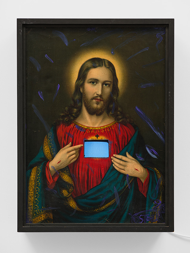 Jesus with TV Heart