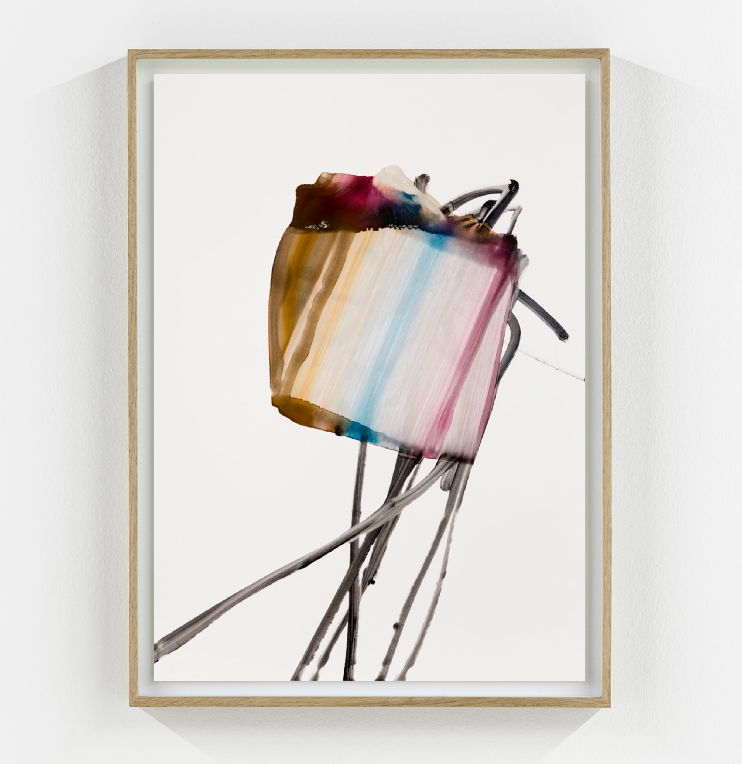 José Loureiro, Ácaro, 2018, oil on paper, 102 x 73 cm