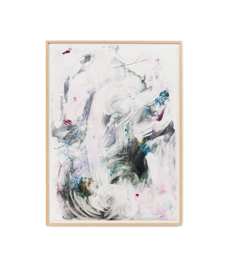 What is Left, 2023 Monoprint on paper, framed Unique 94 × 69 cm Price: € 3.500 excl. VAT