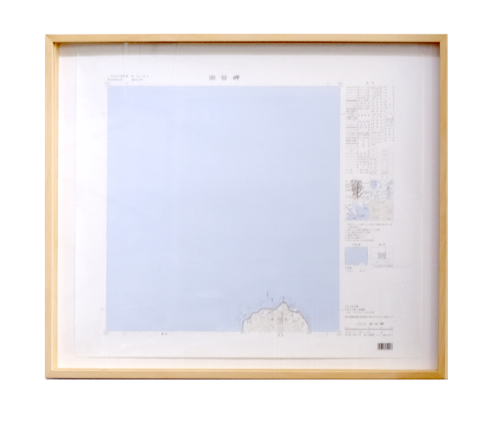 Nicolas Boulard
Wakkanai, 2023
Framed geographical map
50 x 40 cm / 19,6 x 15,7 inches