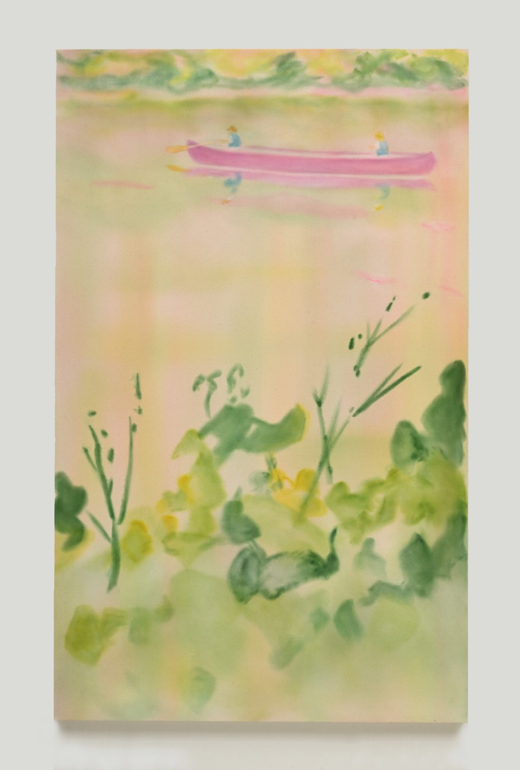 Naofumi Maruyama
Kicking Water (thought it was), 2025
Acrylic on cotton
145.5 x 89.5 cm