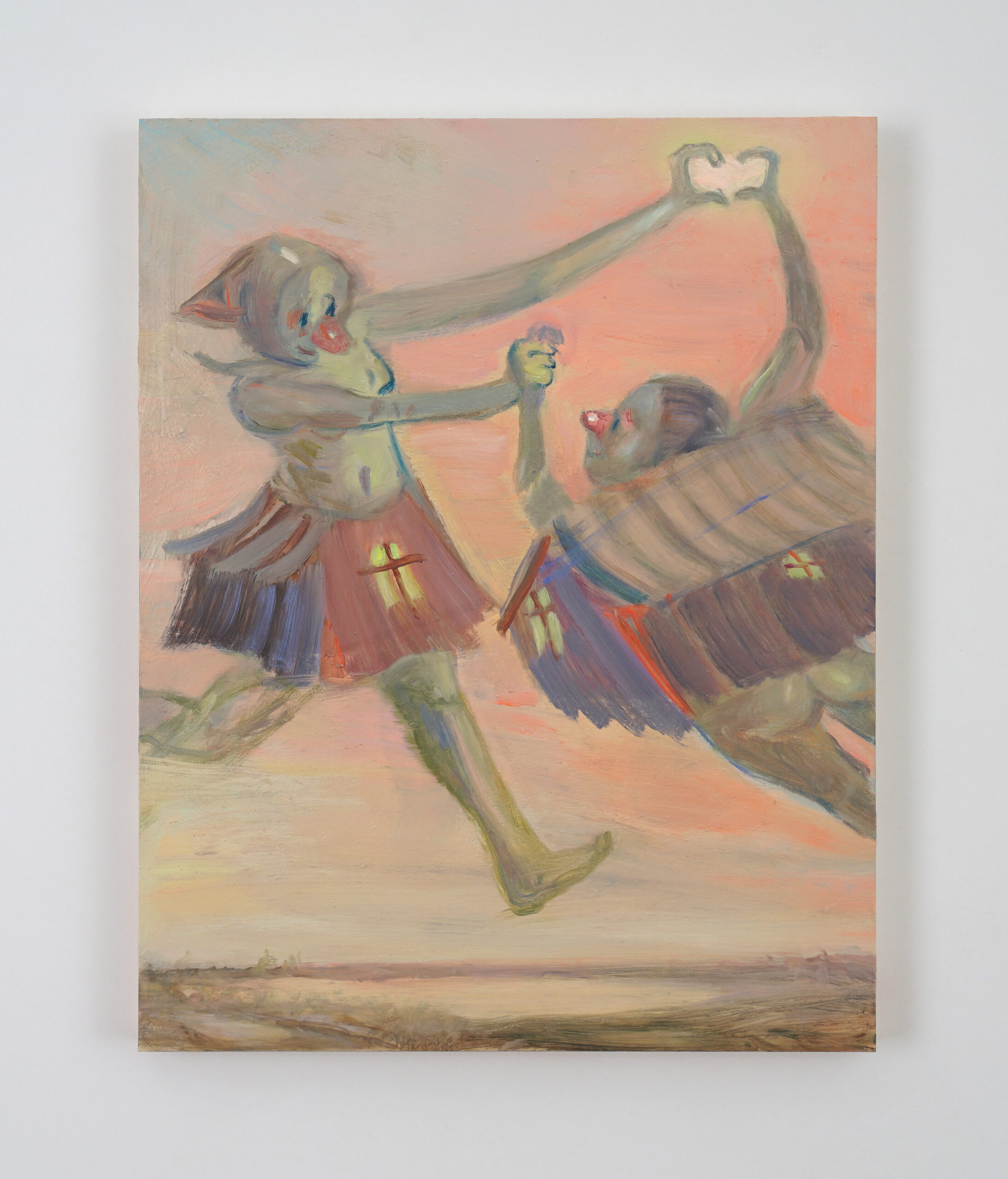 Alina Bliumis
Folks, 2026
Oil on wood panel
14 x 11 inches