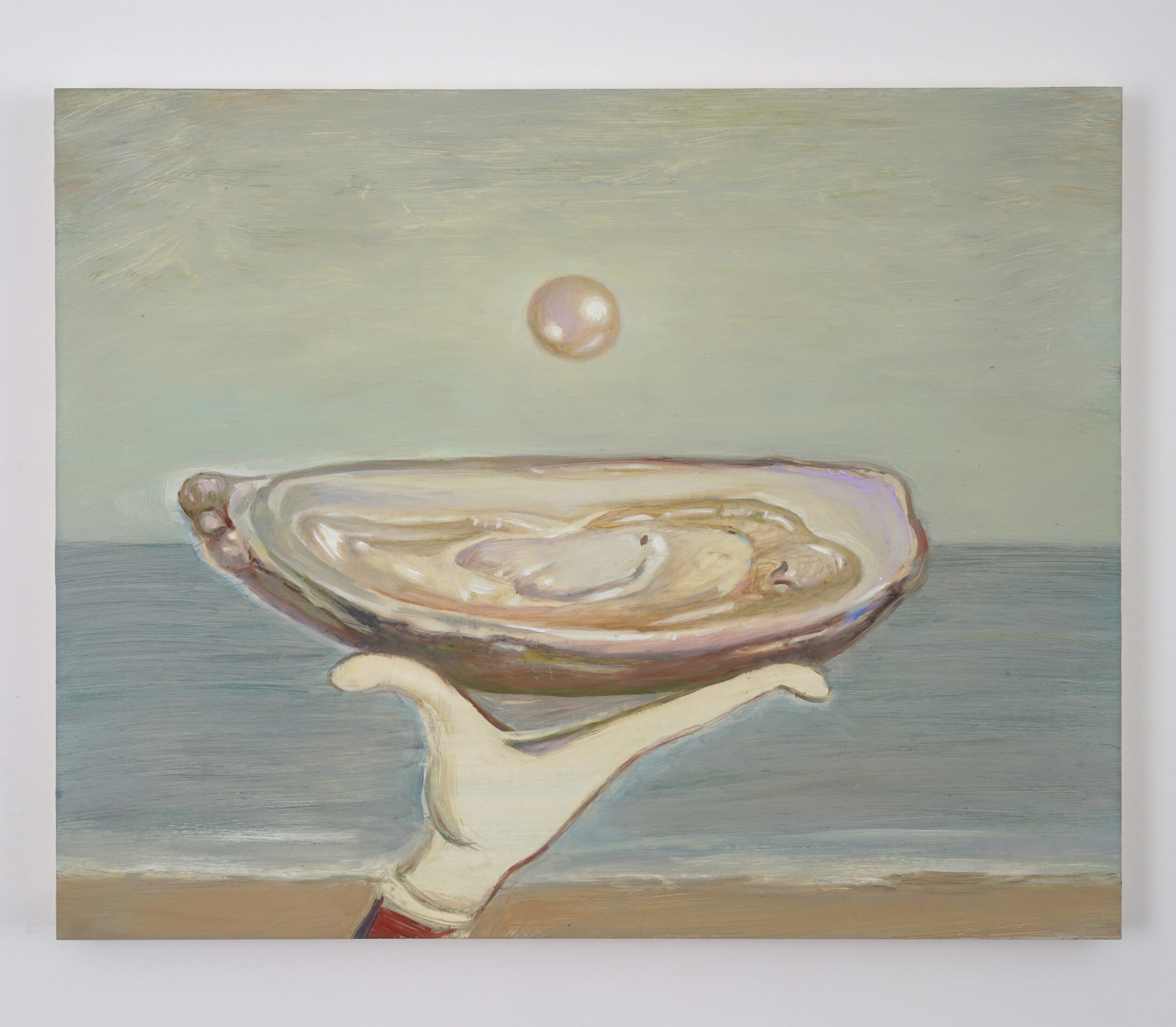 Alina Bliumis
Mother Oyster, 2026
Oil on wood panel
16 x 20 inches