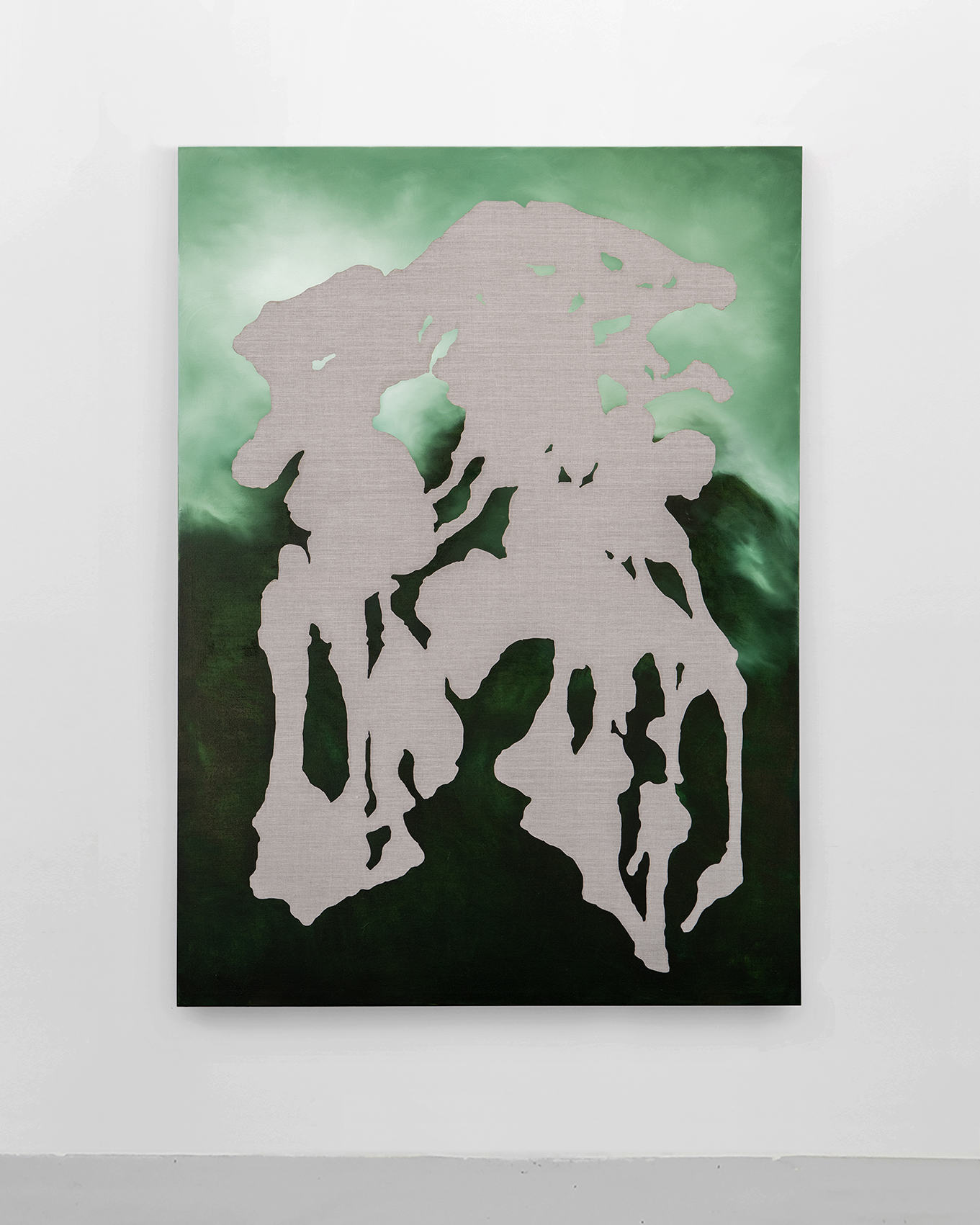 Carlo-Cossignani_2025 (Untitled_Between fog and nature) oil on linen Canvas 130x180 cm
