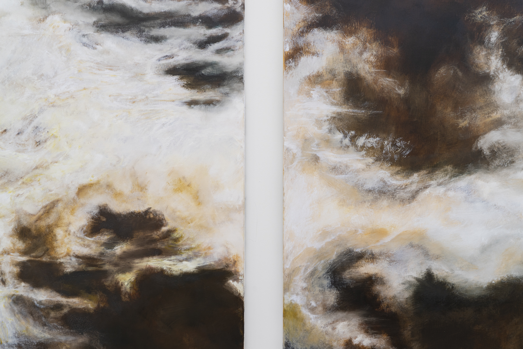 Artist: Mads Hyldgaard Nielsen
Title: I MVMNT
Inizio. In allegro energico
Diptych
Oil on linen
Year: 2025
Measure: 300 x 200 cm