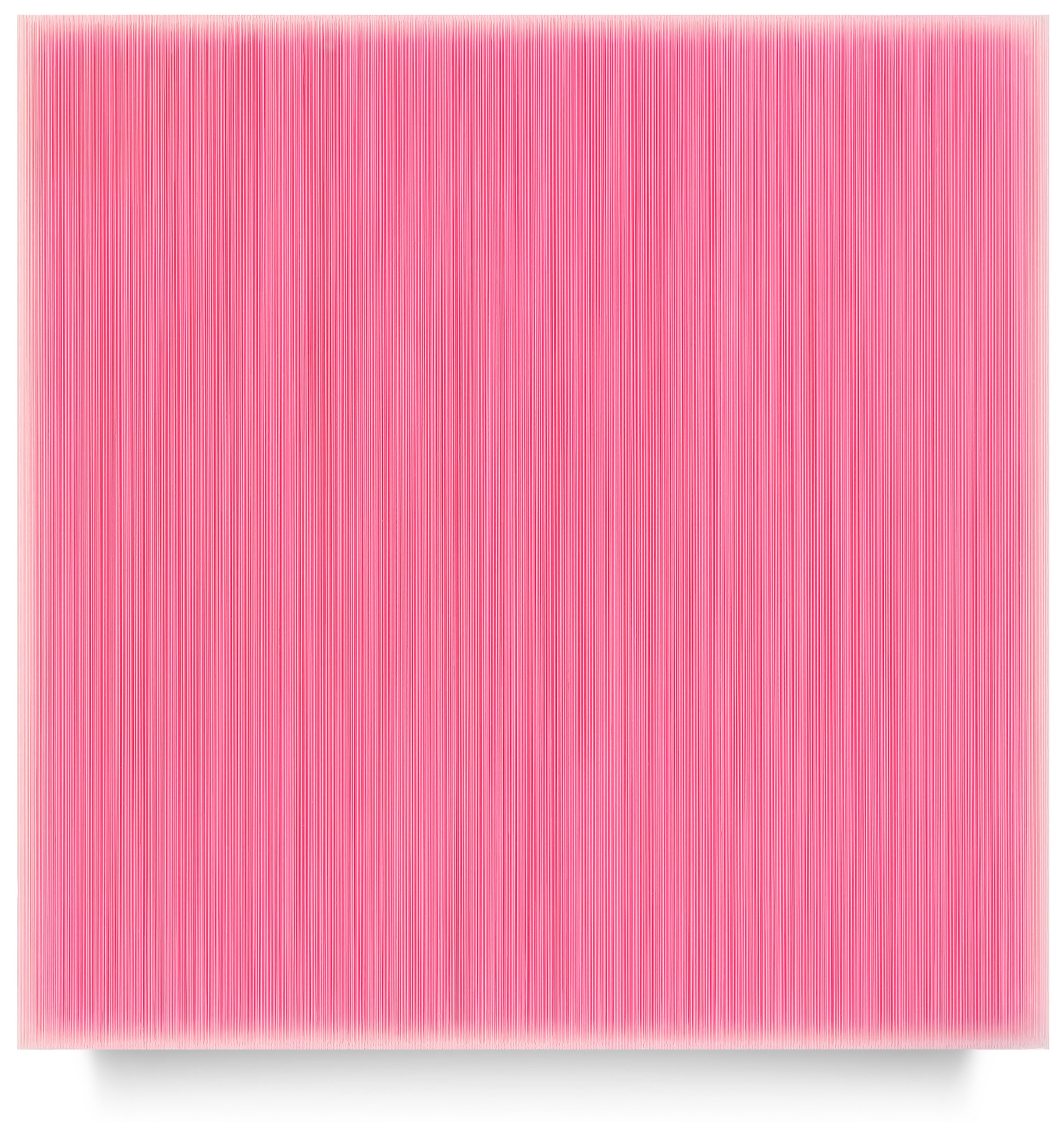 Hyunsik Kim
Beyond The Color/LP, 2026
Acrylic on resin, wooden frame
80 x 80 x 7 cm