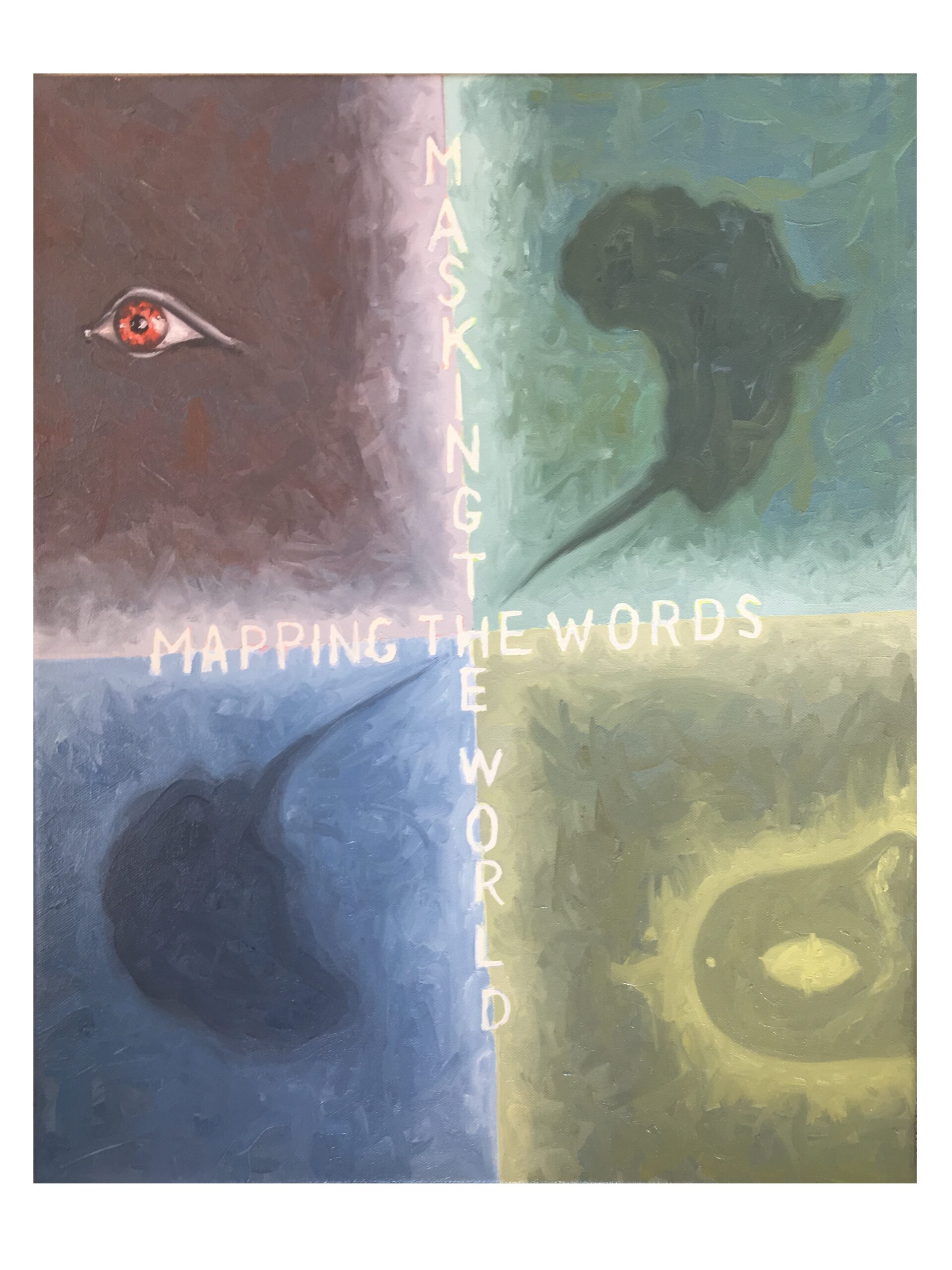 Chema Cobo
Masking the World Mapping the Words, 1997
50 x 40 cm