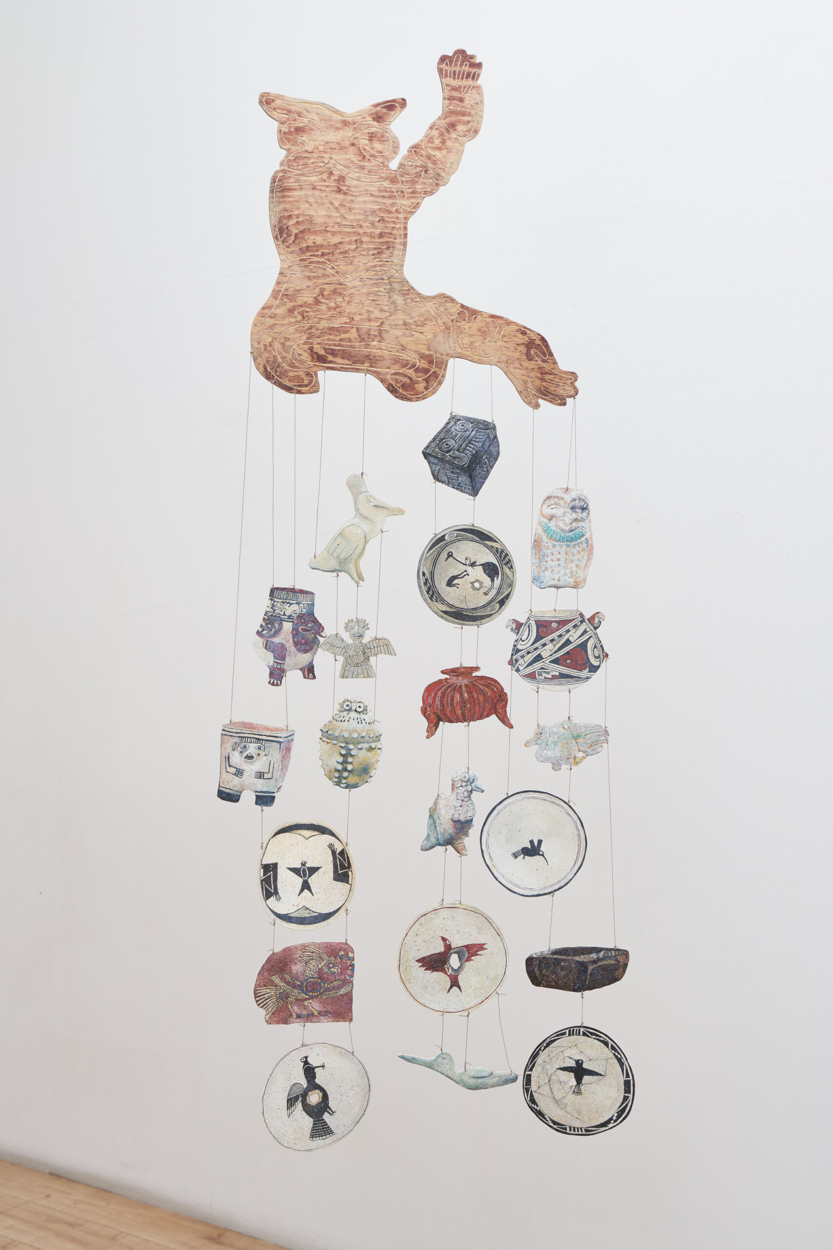 RojoNegro
Reconstruccion del Teyolia Altepetl, 2025
Oil on canvas, linen threads, glass eyes, carved wood.
196 x 71 x 5 cm.
Photo by Jonathan de Waart