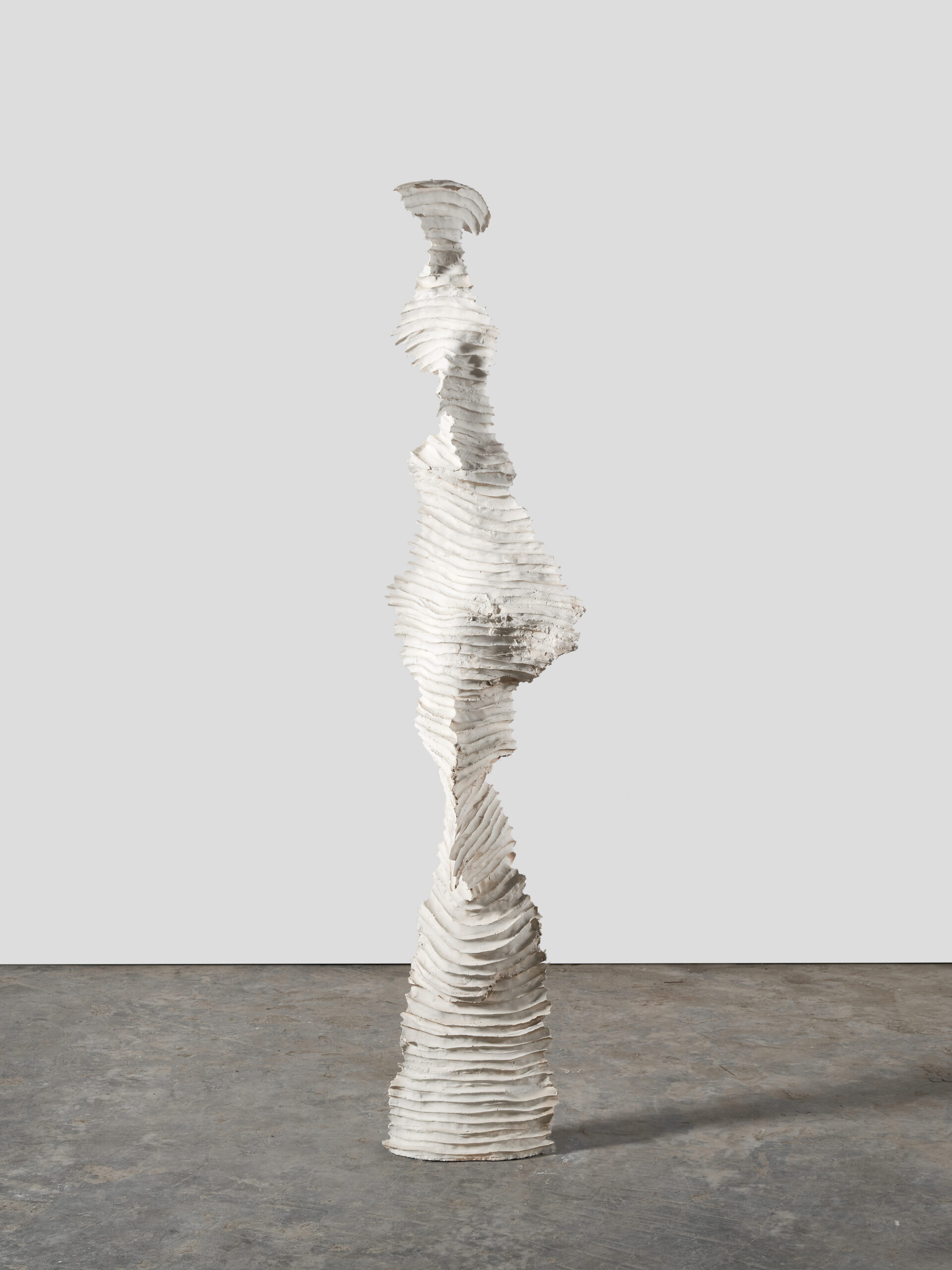Stijn Ank, Untitled, 2020, original plaster plus available in an edition of 3+2AP in bronze, 184 x 40 x 39 cm