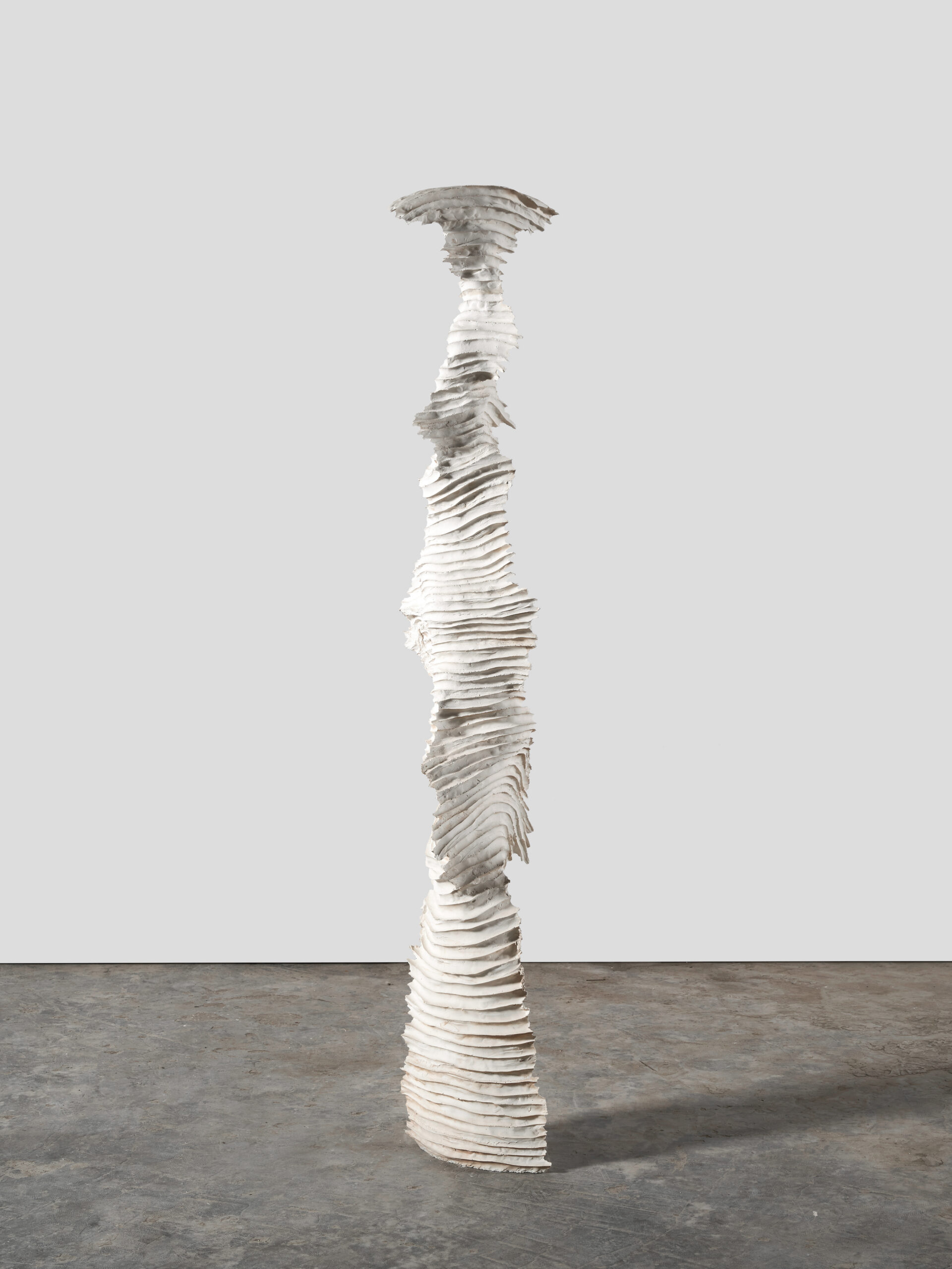 Stijn Ank, Untitled, 2020, original plaster plus available in an edition of 3+2AP in bronze, 184 x 40 x 39 cm