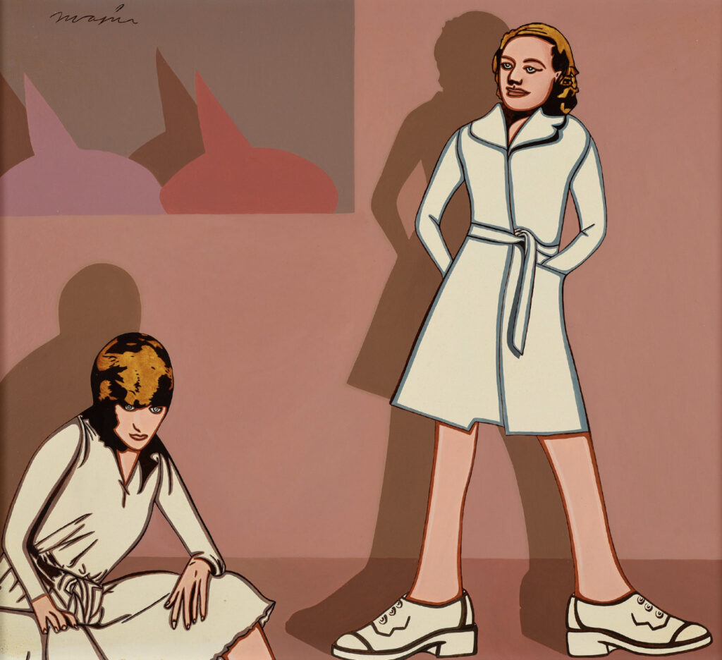 Deux étoiles blanches