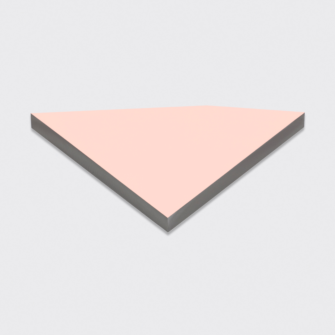 ULLRICH 2011 OT (titanrosa), Acrylic on steel 35 x 76 x 2,8 cm Q