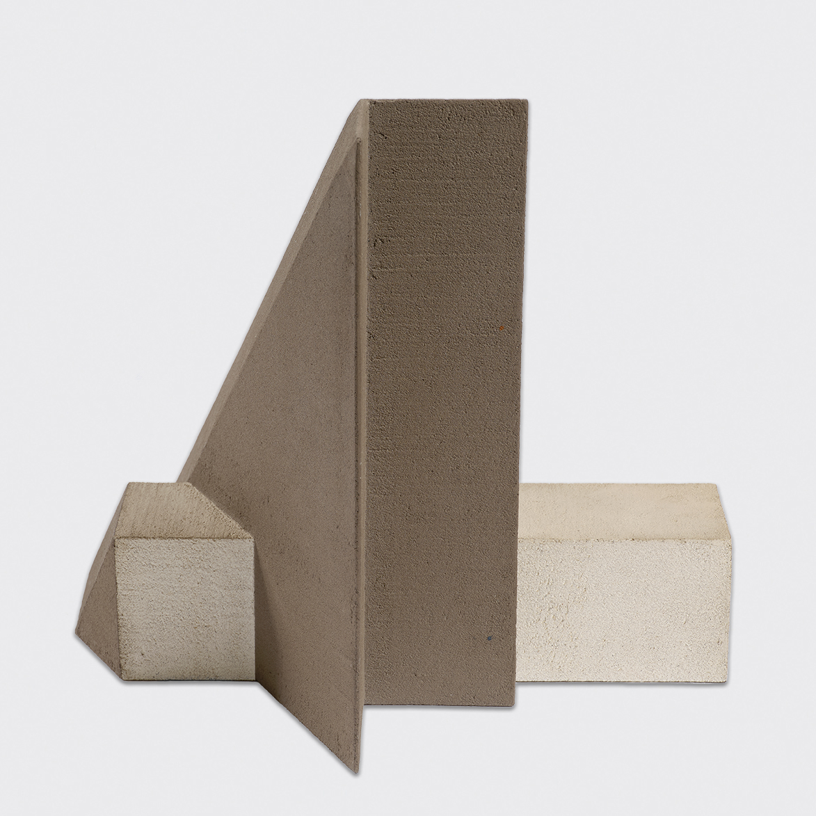 UNCINI 1976 Ombra di 2 parallelepipedi T25 35x38x39 cm Cemento e legno laminato Q