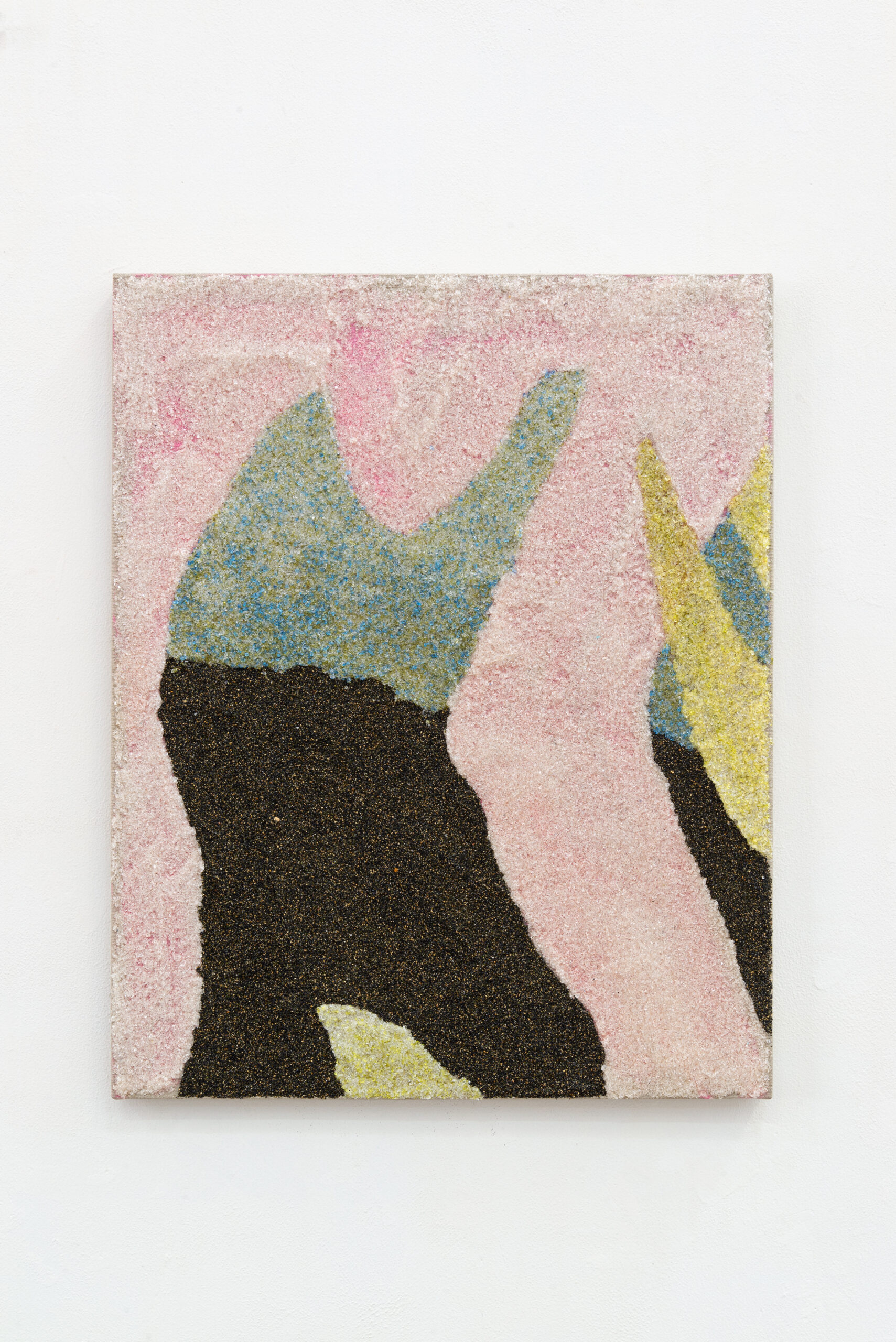 ISO #224, 225, 227, 228, 229, 230, 231, 232, 233, 234, 235, 237, 238, 239, 240, (Series donna-toro), 2025 Glass powder, sand and rabbit glue on canvas, 40 x 50 cm each / 15,7 x 19,7 inches